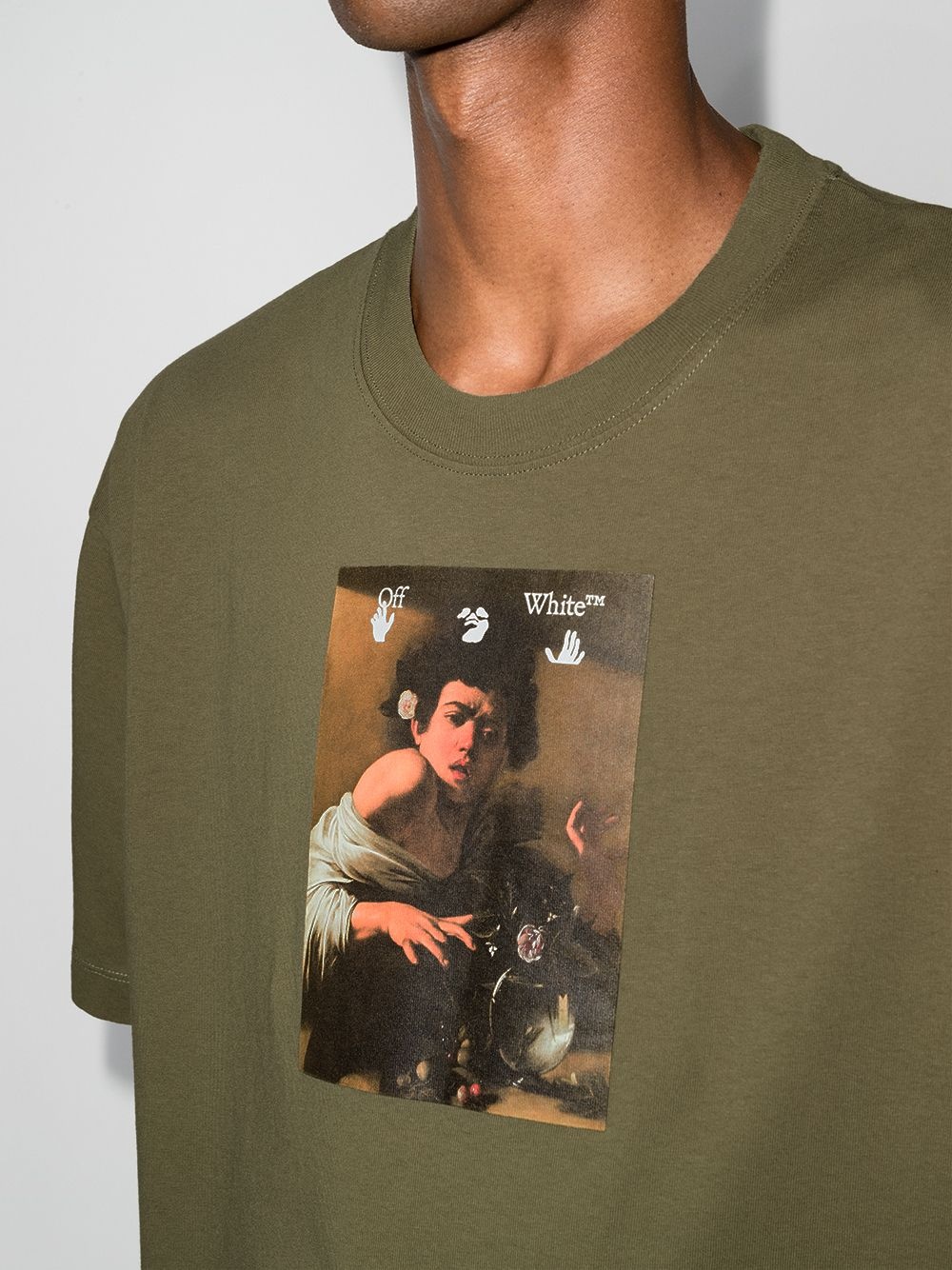 Caravaggio print T-shirt - 4