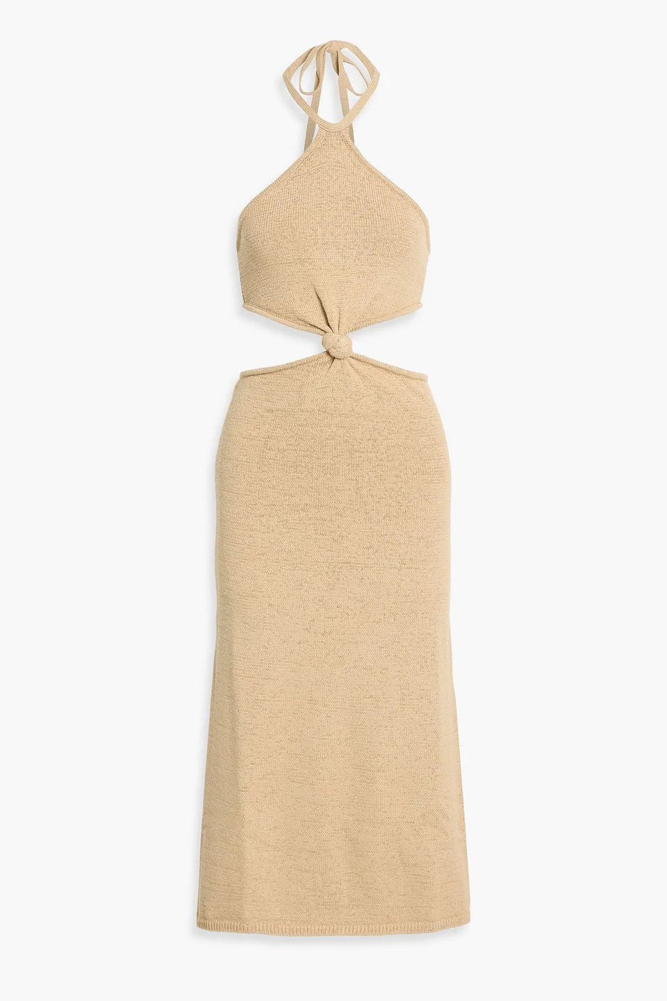 Cameron cutout cotton-blend midi dress - 1