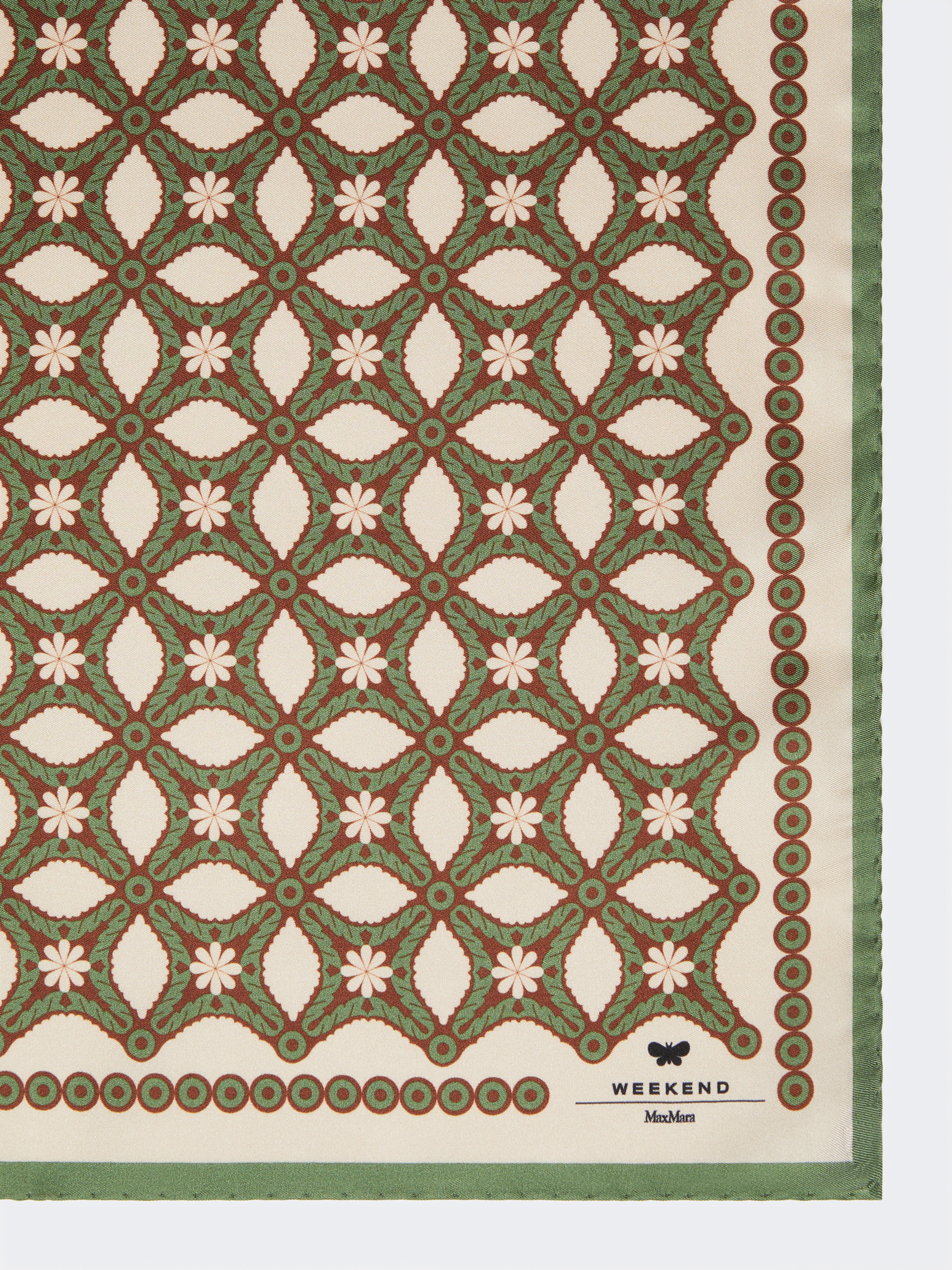 ONESTONEW Printed silk twill scarf - 2