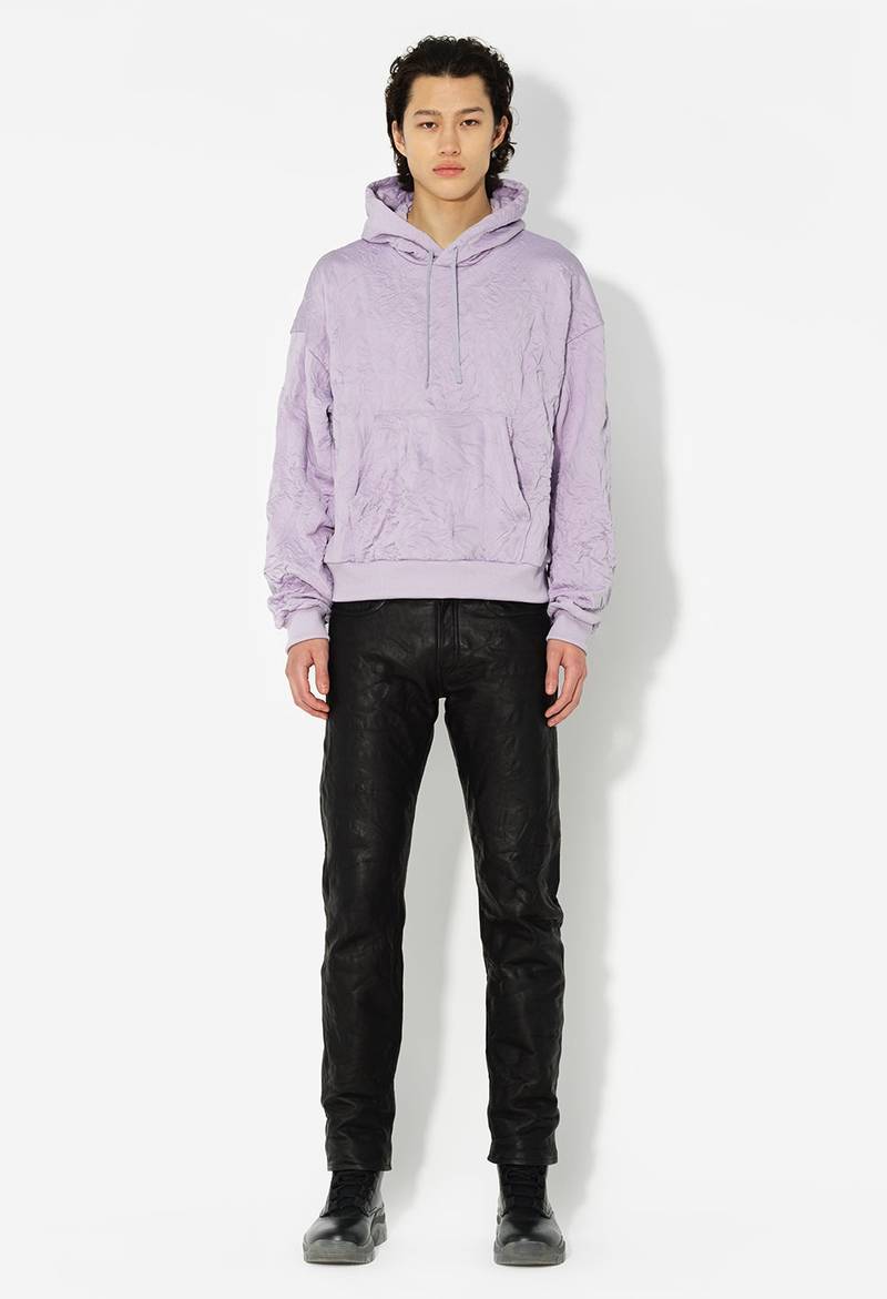 John Elliott CRINKLED TERRY HOODIE outlook