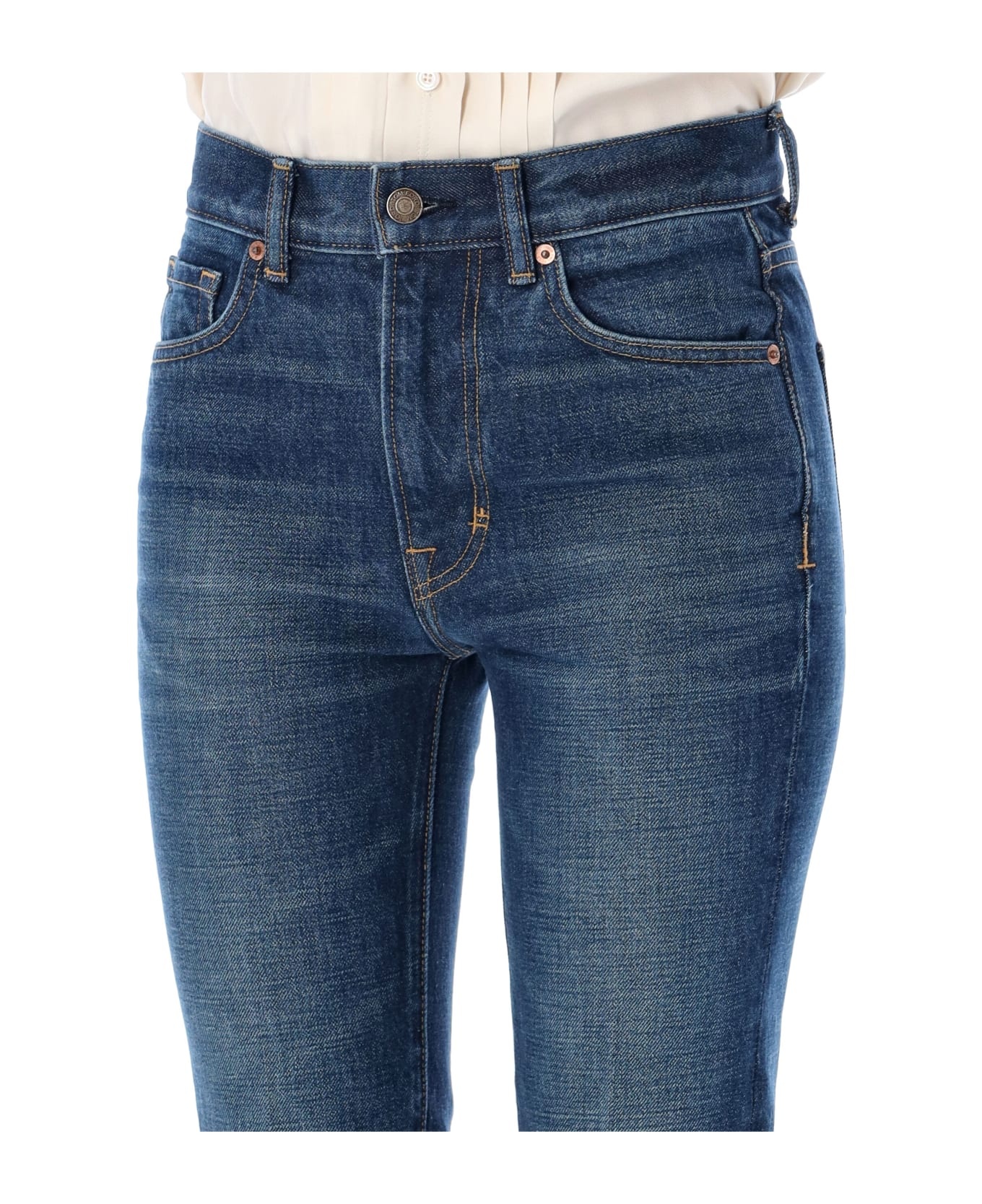 TOM FORD Stone Washed Denim Flared Jeans | italist | REVERSIBLE