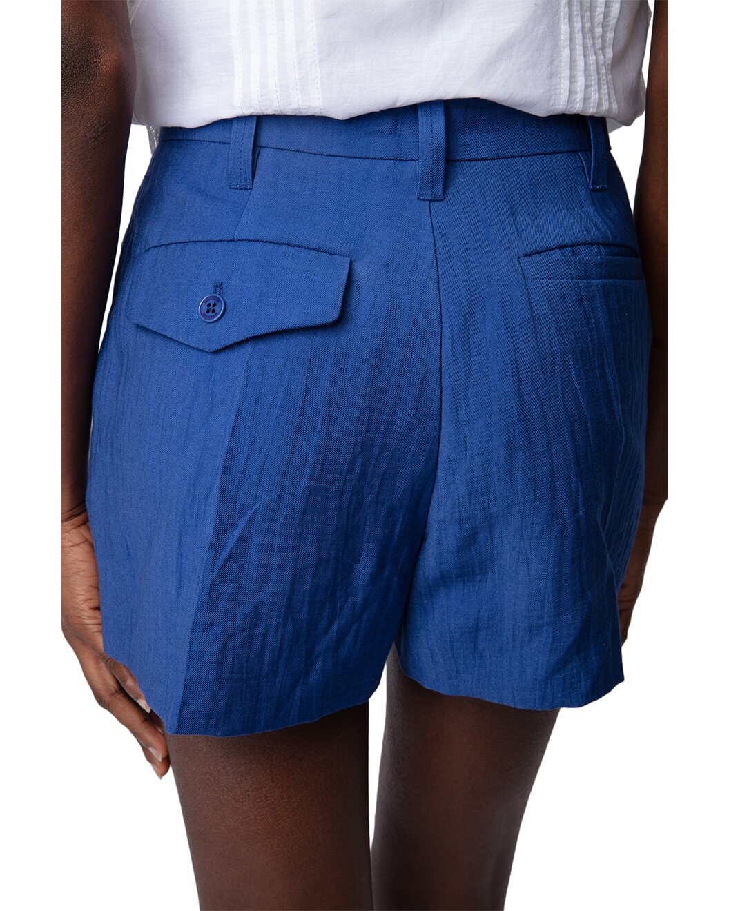 Zadig & Voltaire Please Tailleur Lin Linen-Blend Short - 6