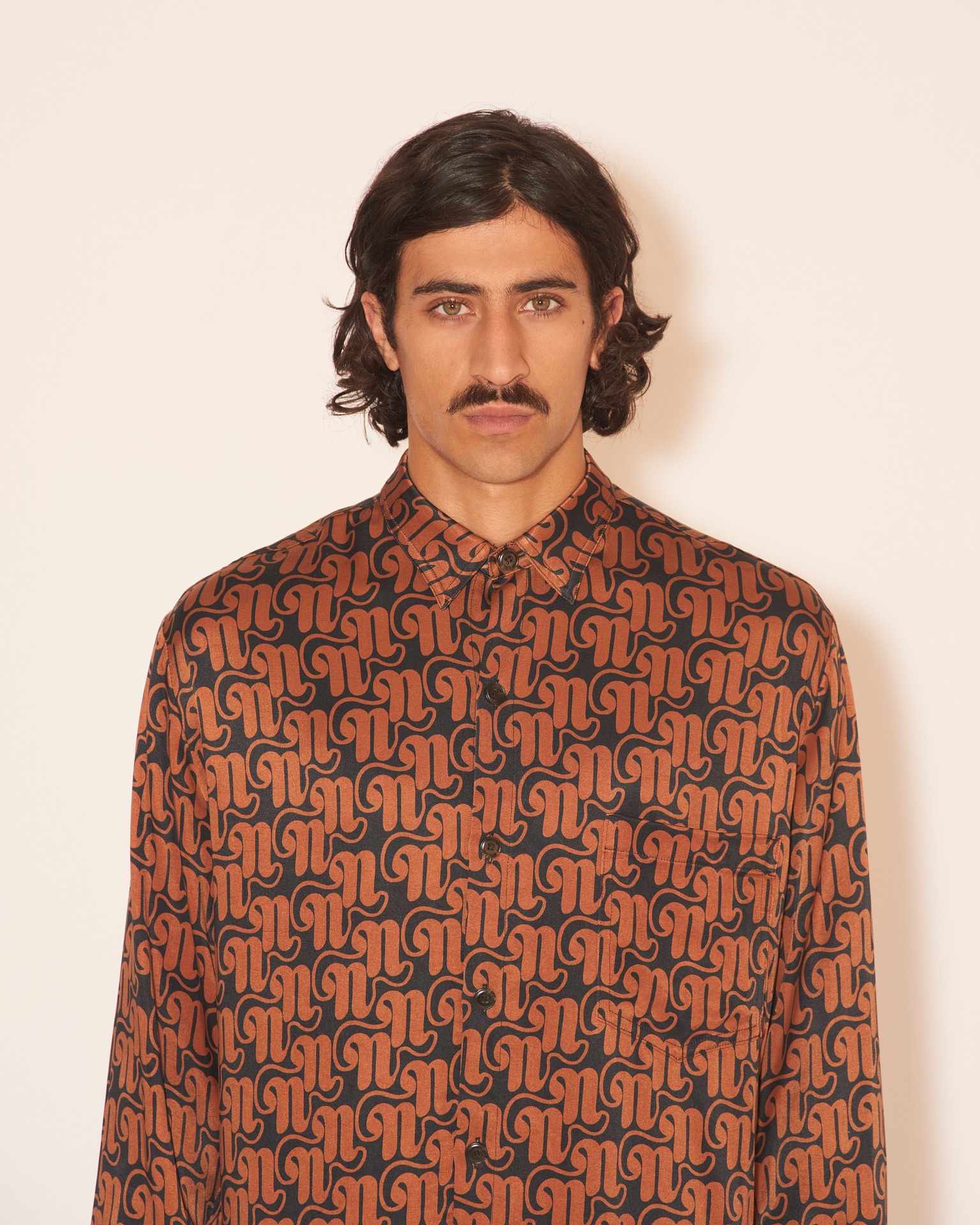 JARI - Long-sleeve shirt - Art nouveau tan/black - 6