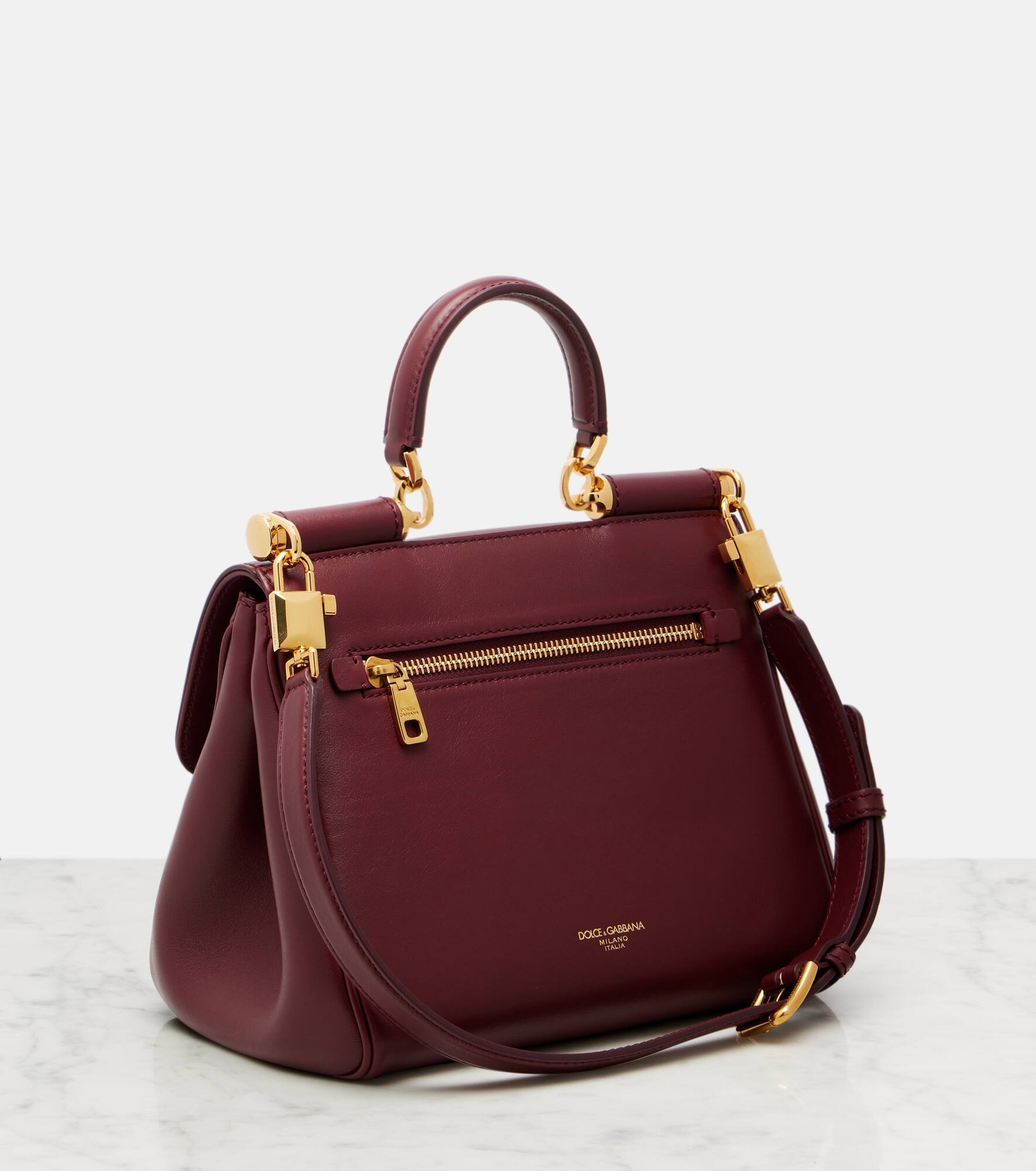 Sicily Medium leather tote bag - 4