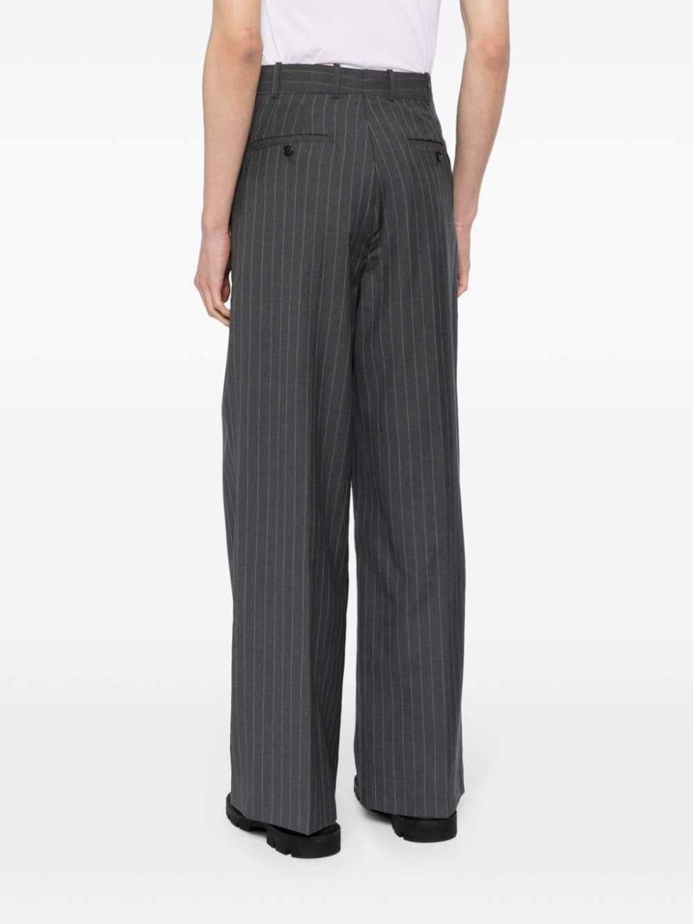 striped tailored trousers - 4