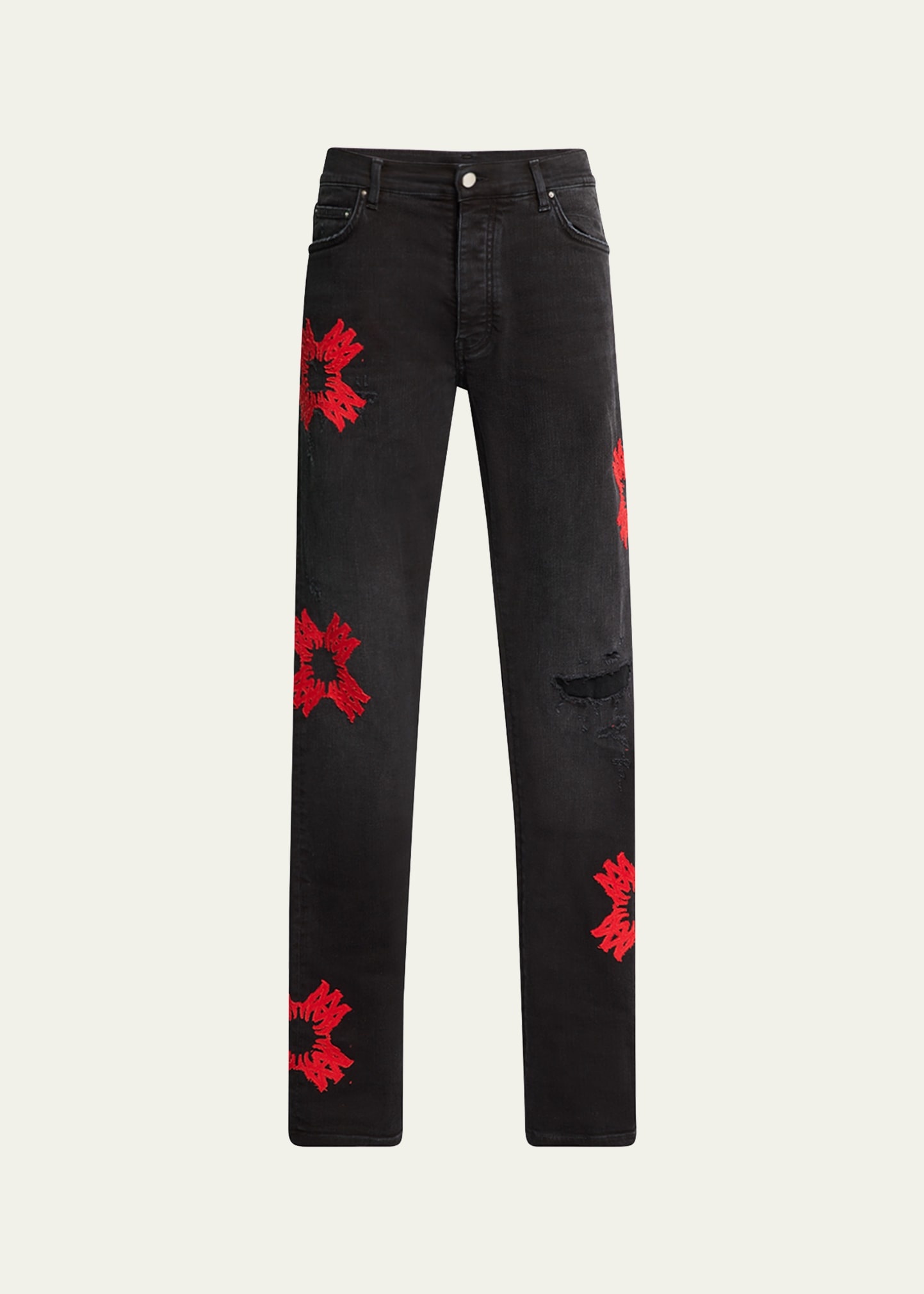 Men's MA Quad Applique Skinny Jeans - 1
