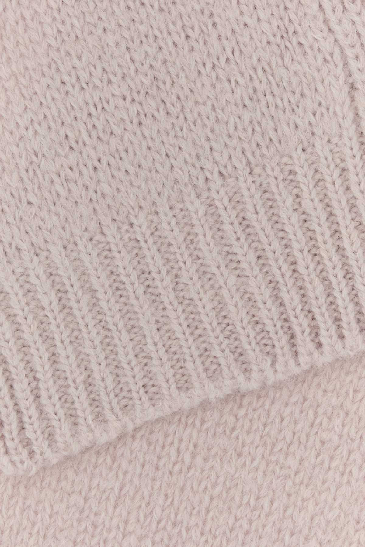 Jil Sander Women Pastel Pink Mohair Blend Scarf - 2