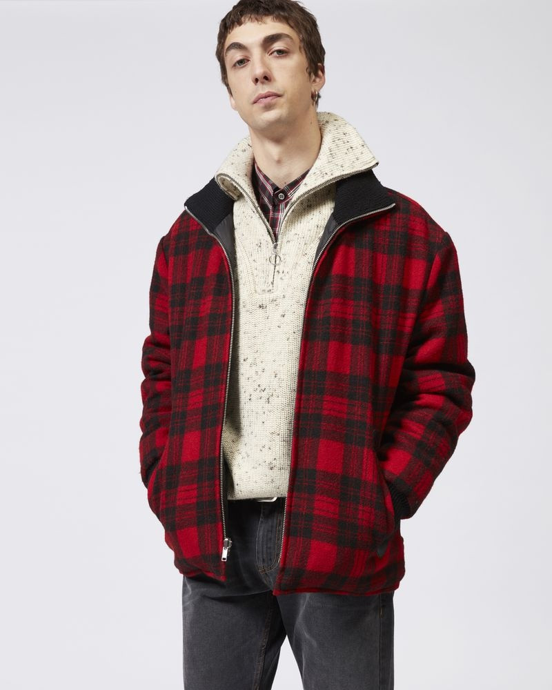 Isabel Marant GEENO plaid coat outlook