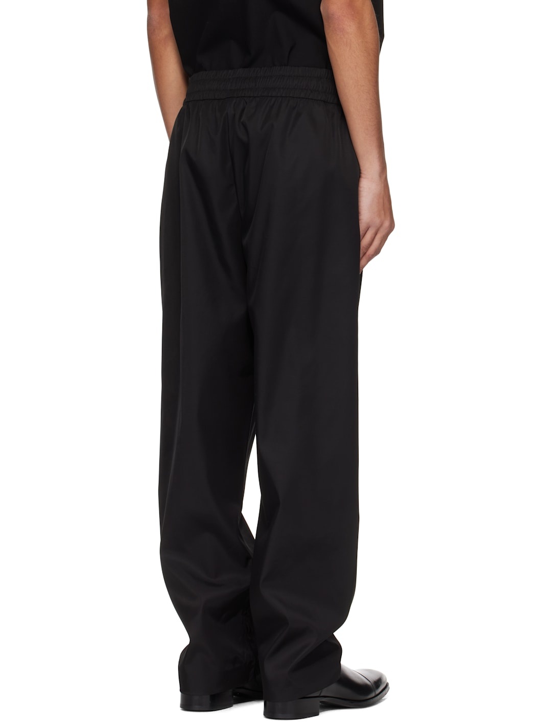 Black Center Seam Track Pants - 3