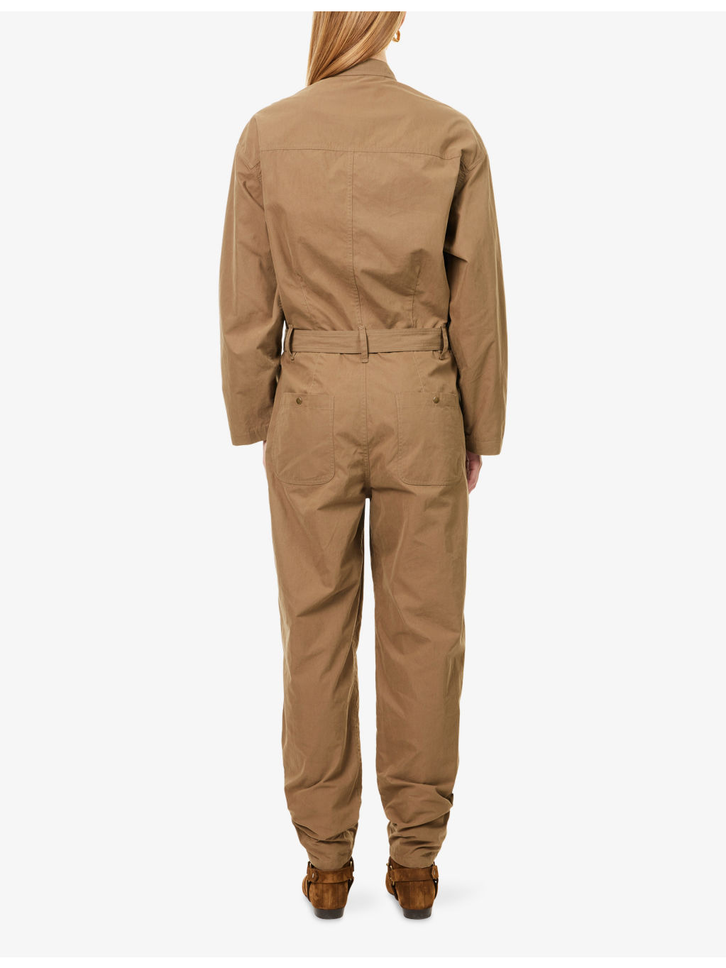 Dahona Cotton-Poplin Jumpsuit - 4