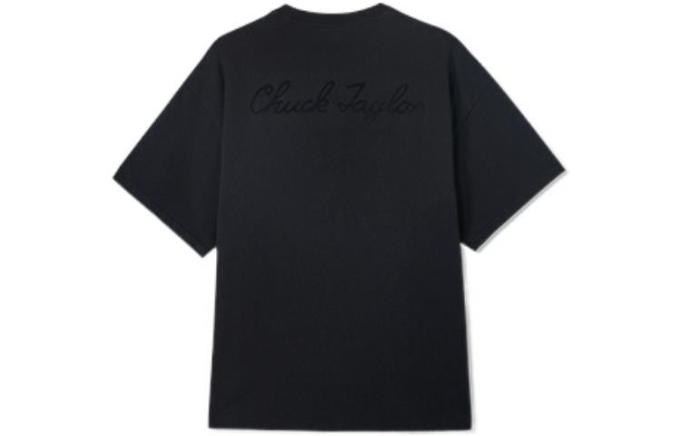 Converse Chuck Taylor Sneaker Patch Crew Neck T-Shirt 'Black' 10023850-A04 - 2