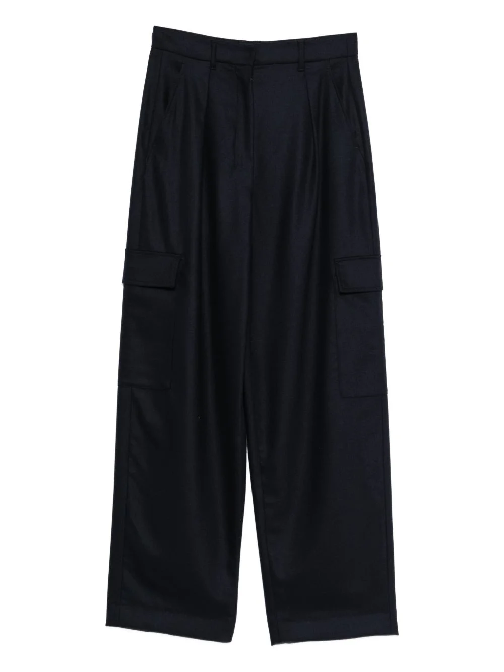 pleated-front trousers - 1