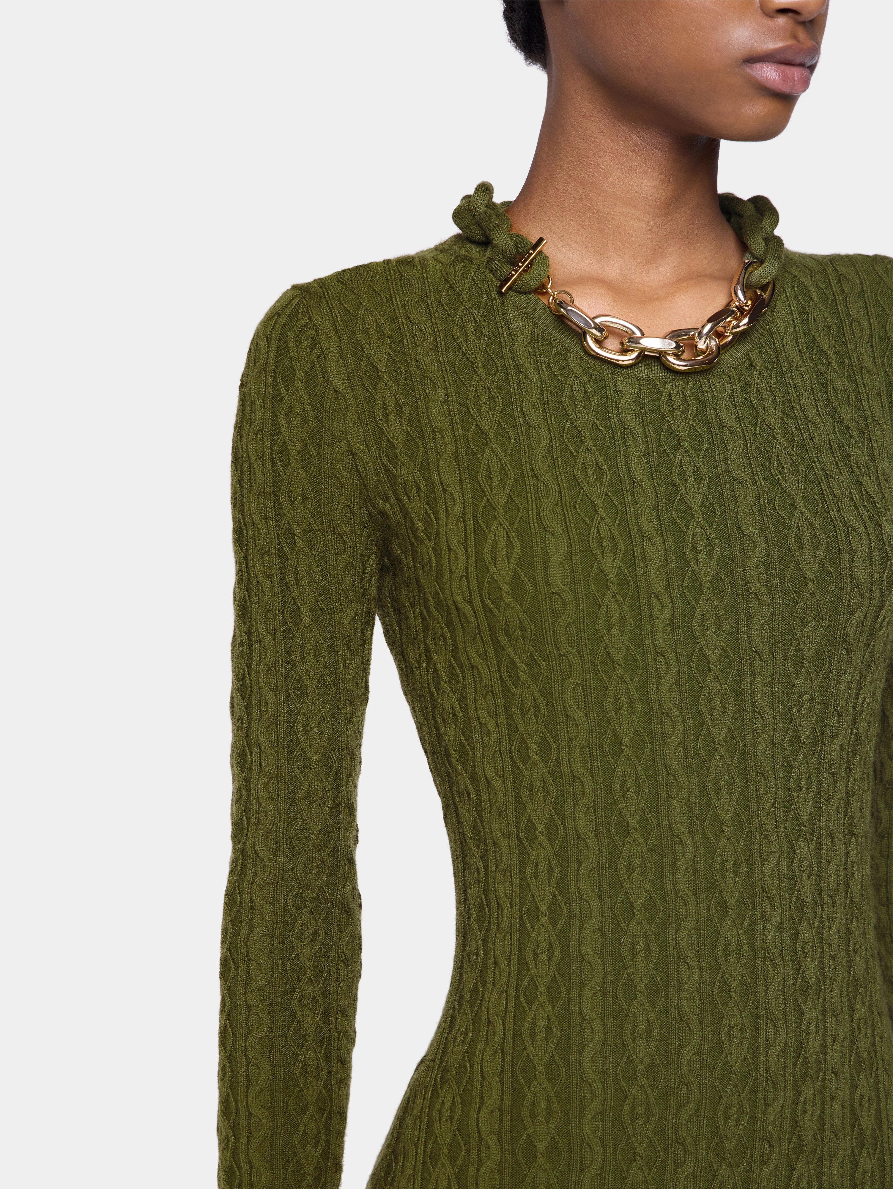 LONG DRESS IN WOOL - 5