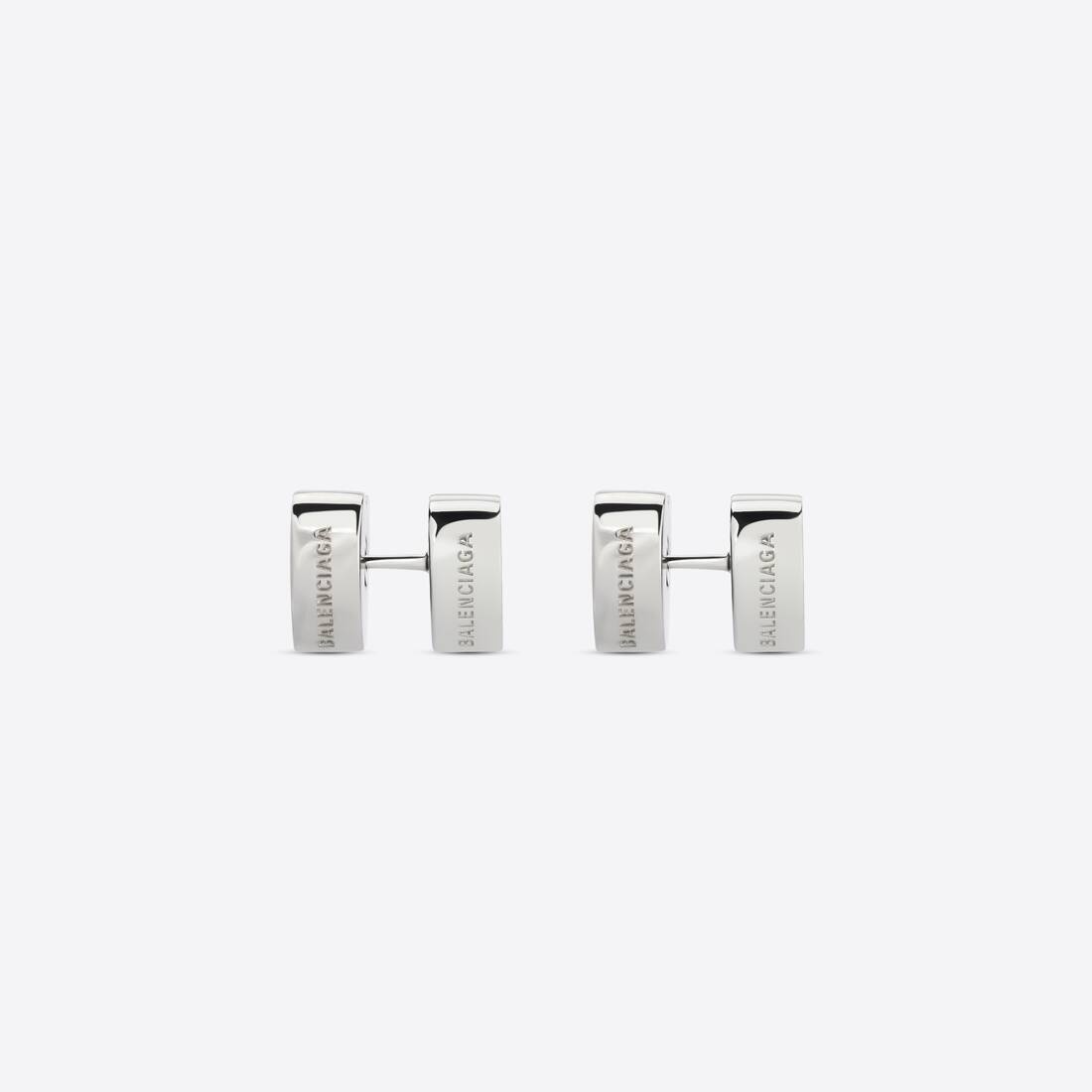 Girl Stud Earrings in Silver - 3
