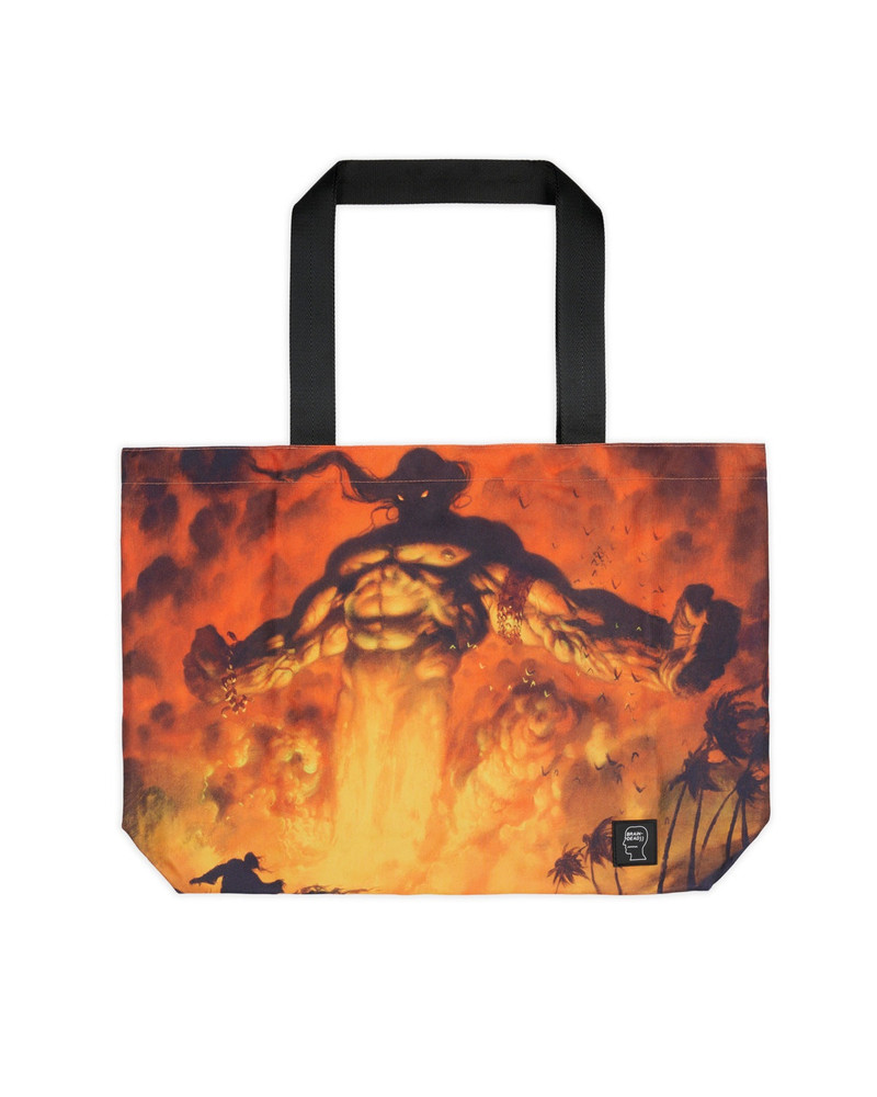 Brain Dead x Magic: The Gathering Mahamoti Djinn Tote Bag - Fire Red 1