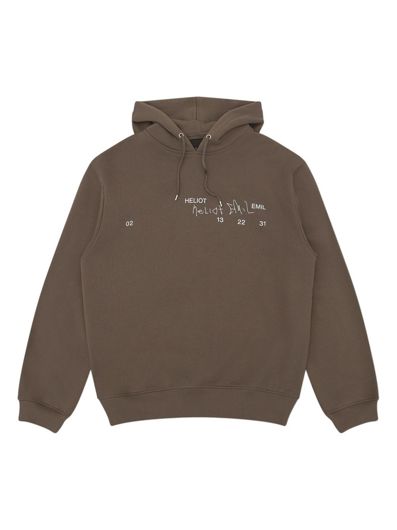 logo-print hoodie 1