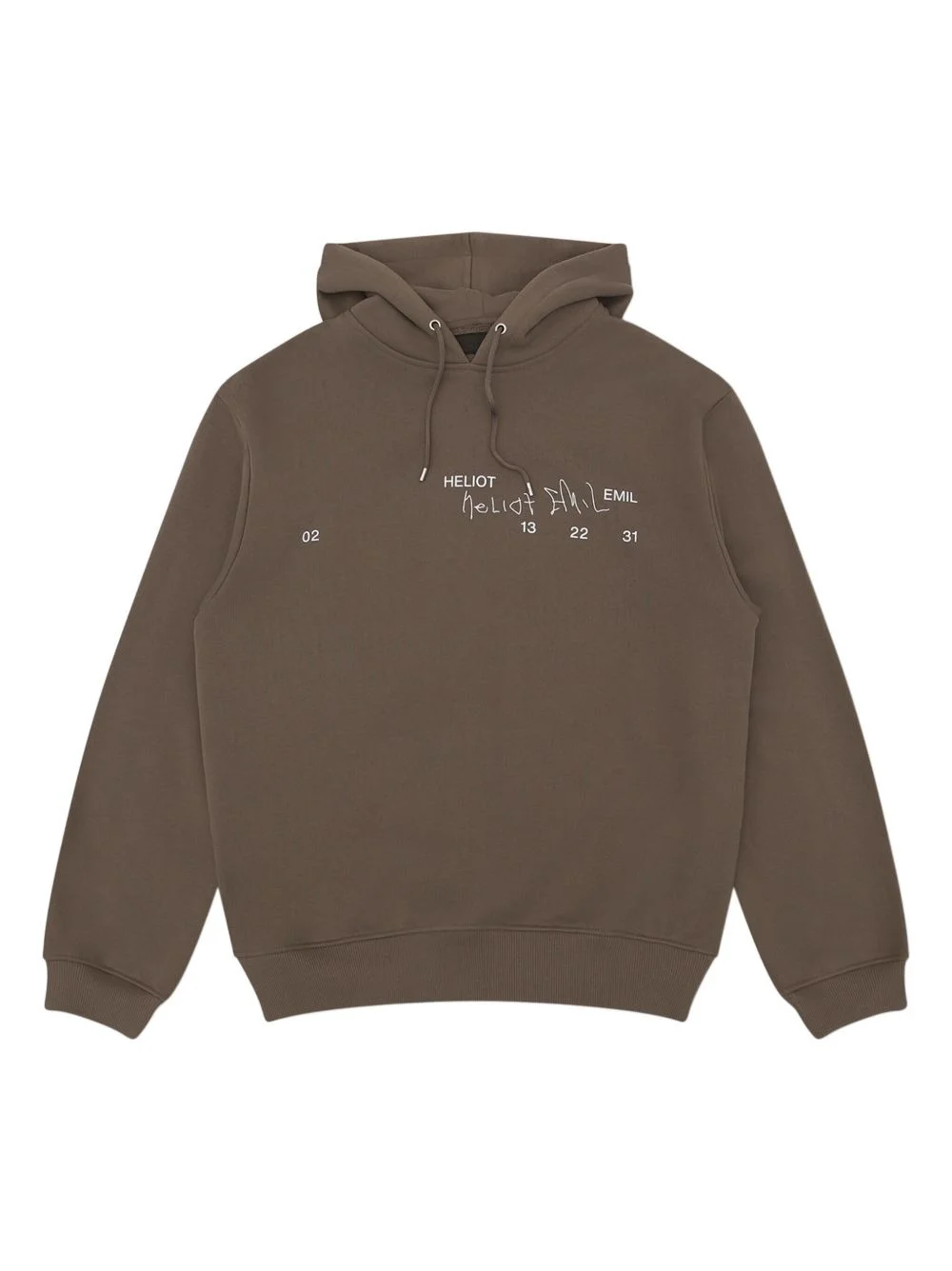 logo-print hoodie - 1