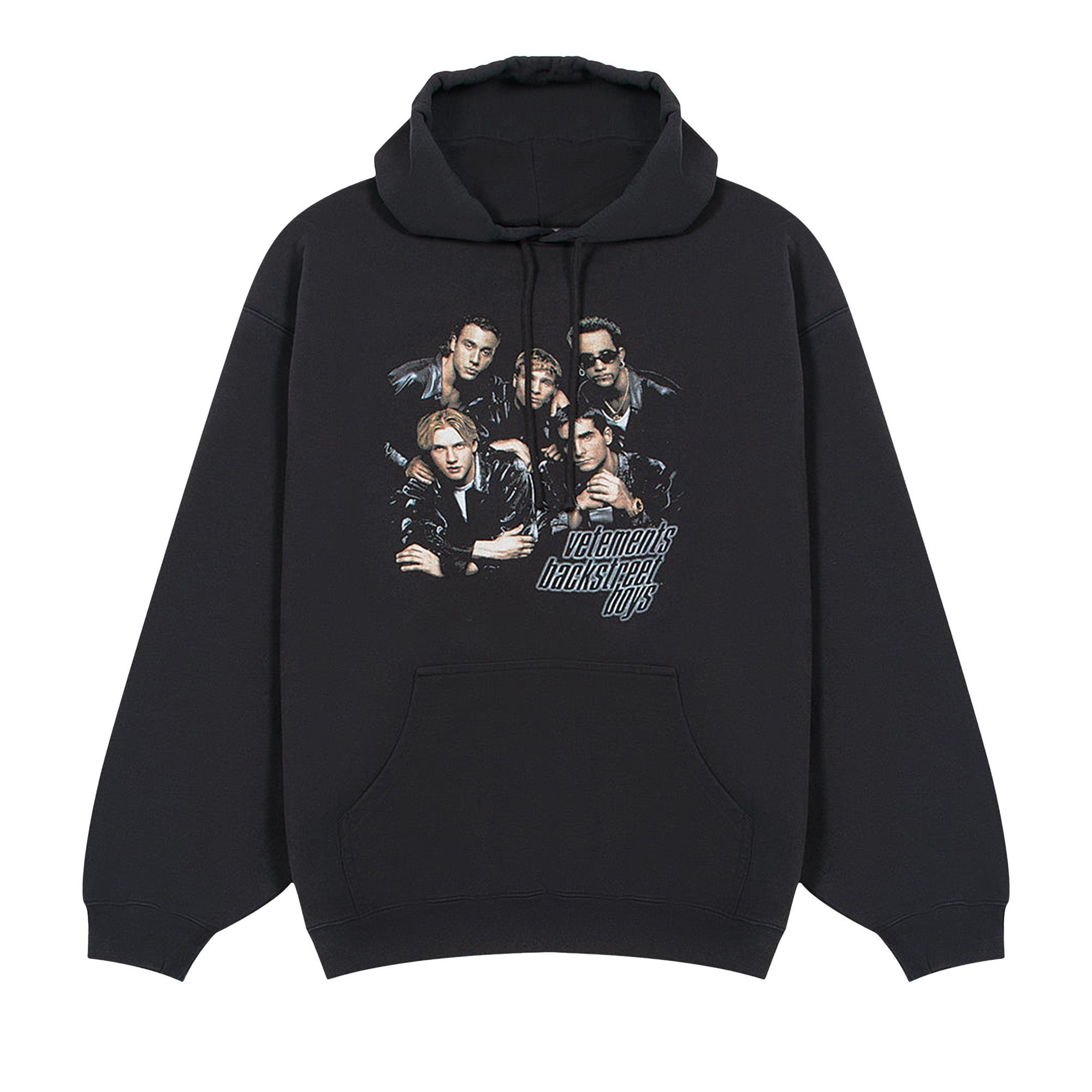 Vetements Backstreet Boys Print Hoodie 'Black' - 1