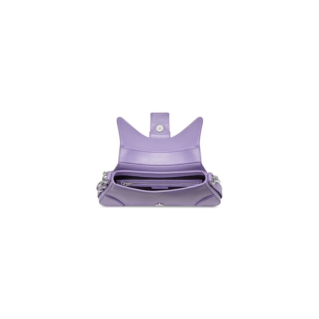 Women's Lindsay Small Shoulder Bag With Strap  in Lilac - 5