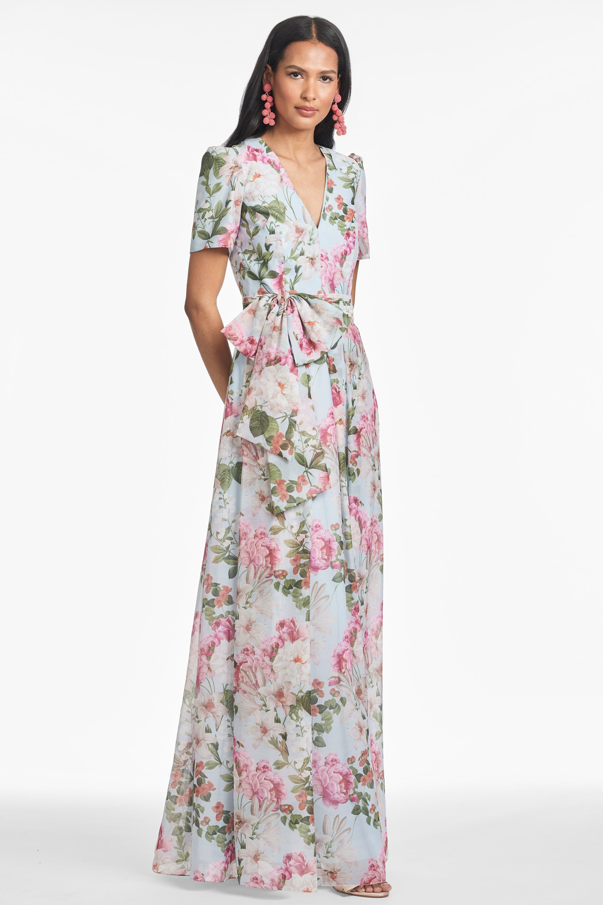 BRONWYN GOWN - SKY BLUE PETALS - 4