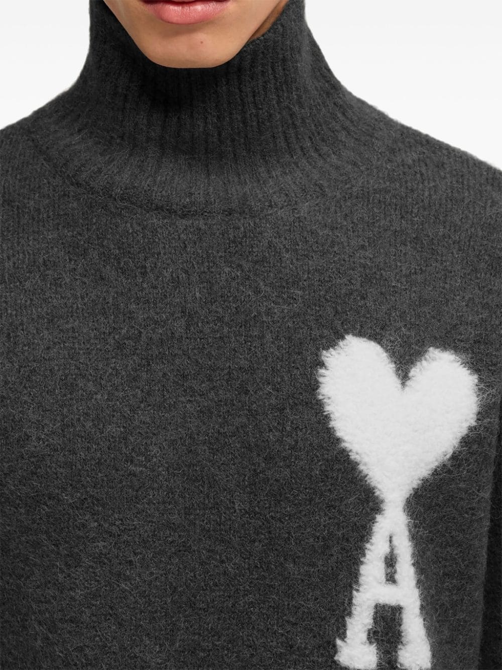 Ami de Coeur funnel neck sweatshirt - 6