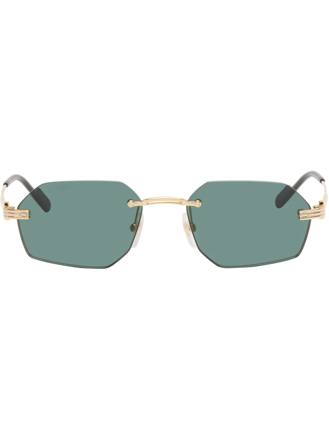 Gold 'Première de Cartier' Sunglasses - 1