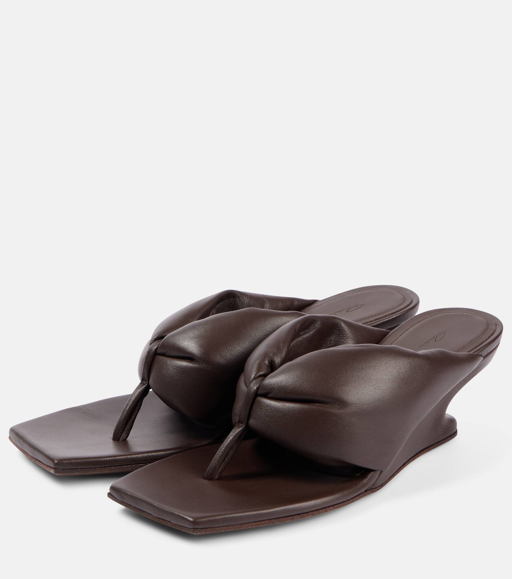 Cantilever 45 leather thong sandals - 4
