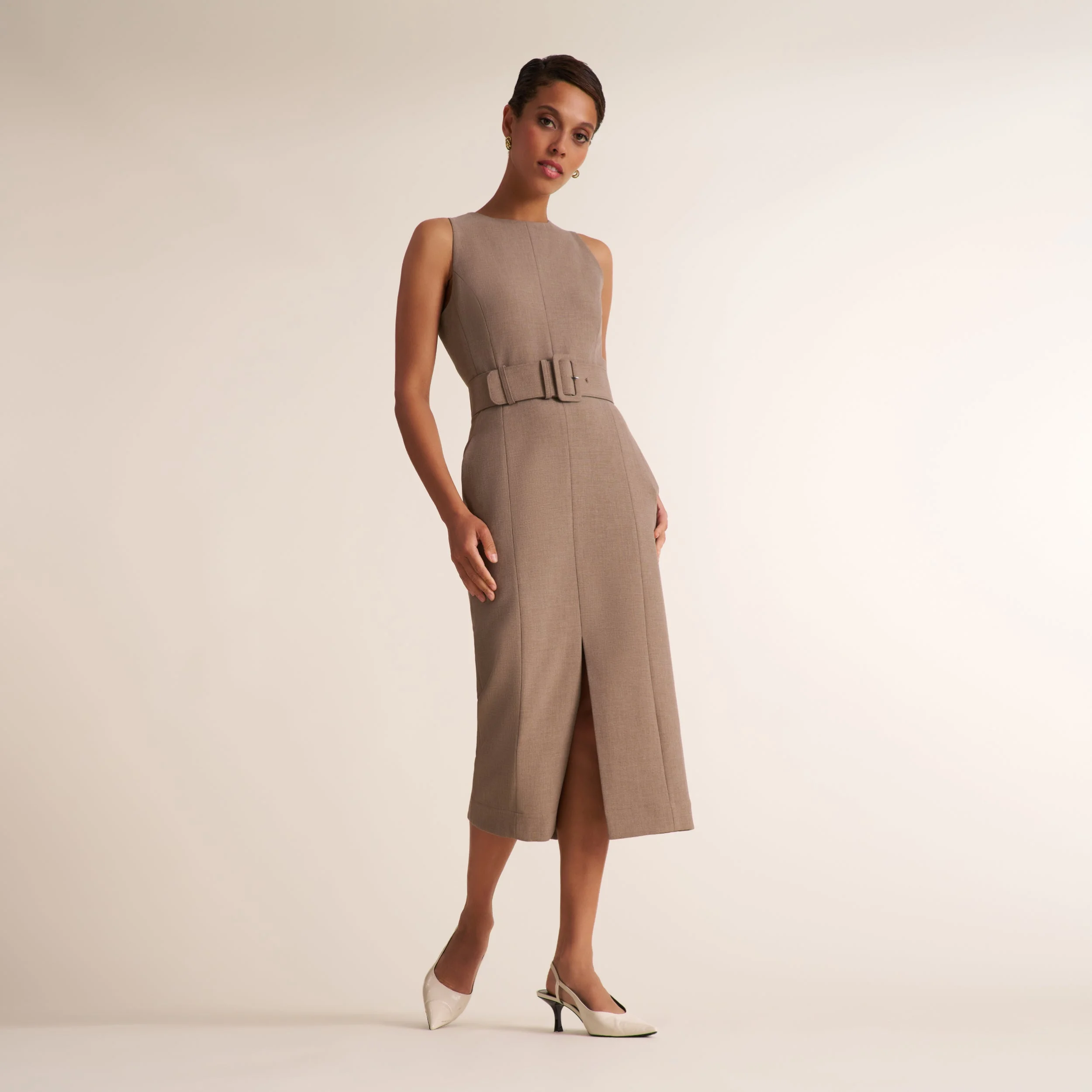 Ashtin Desk to Dinner Dress - Luxe Flex Suiting - 1