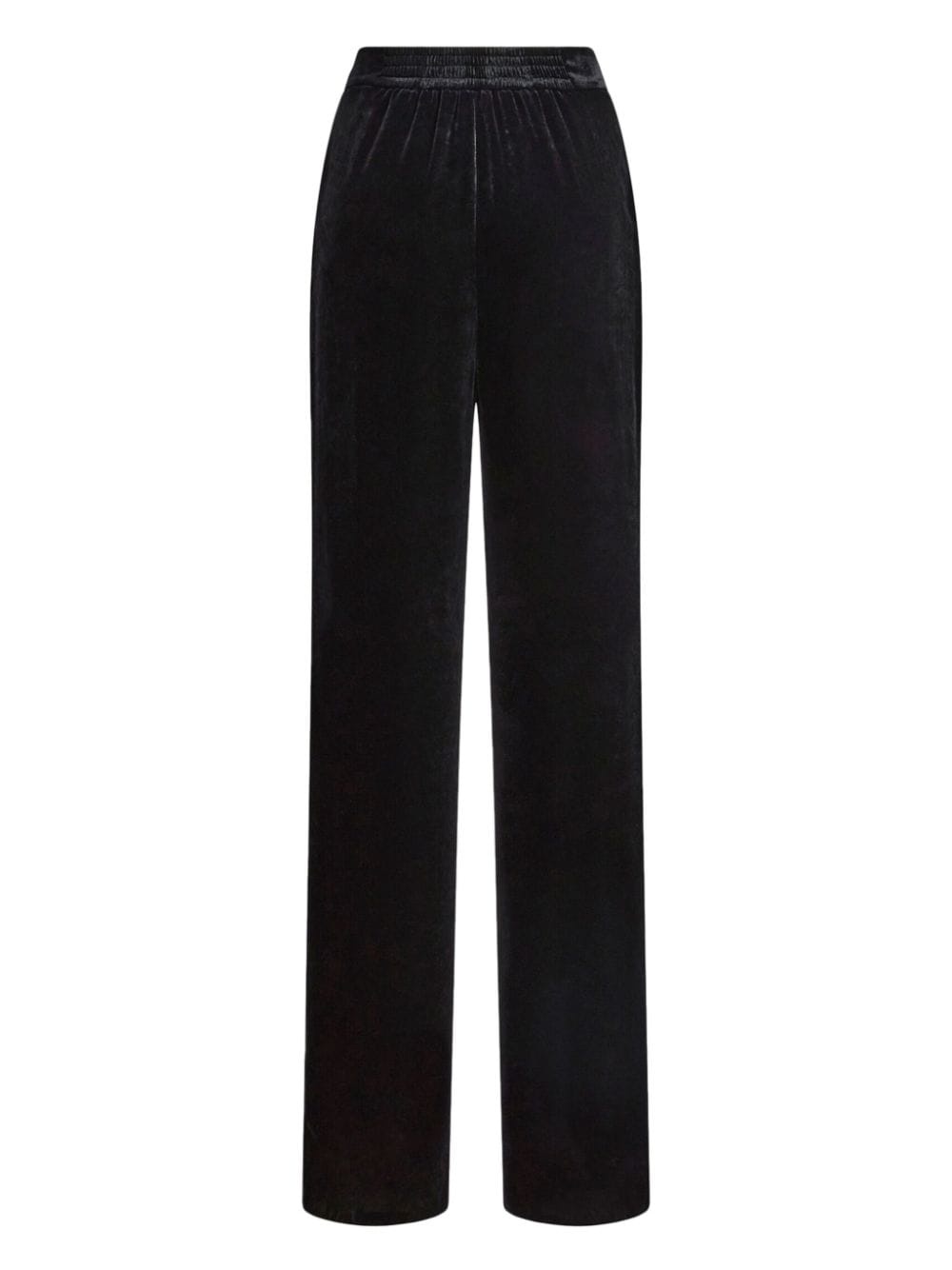 velvet palazzo trousers - 7