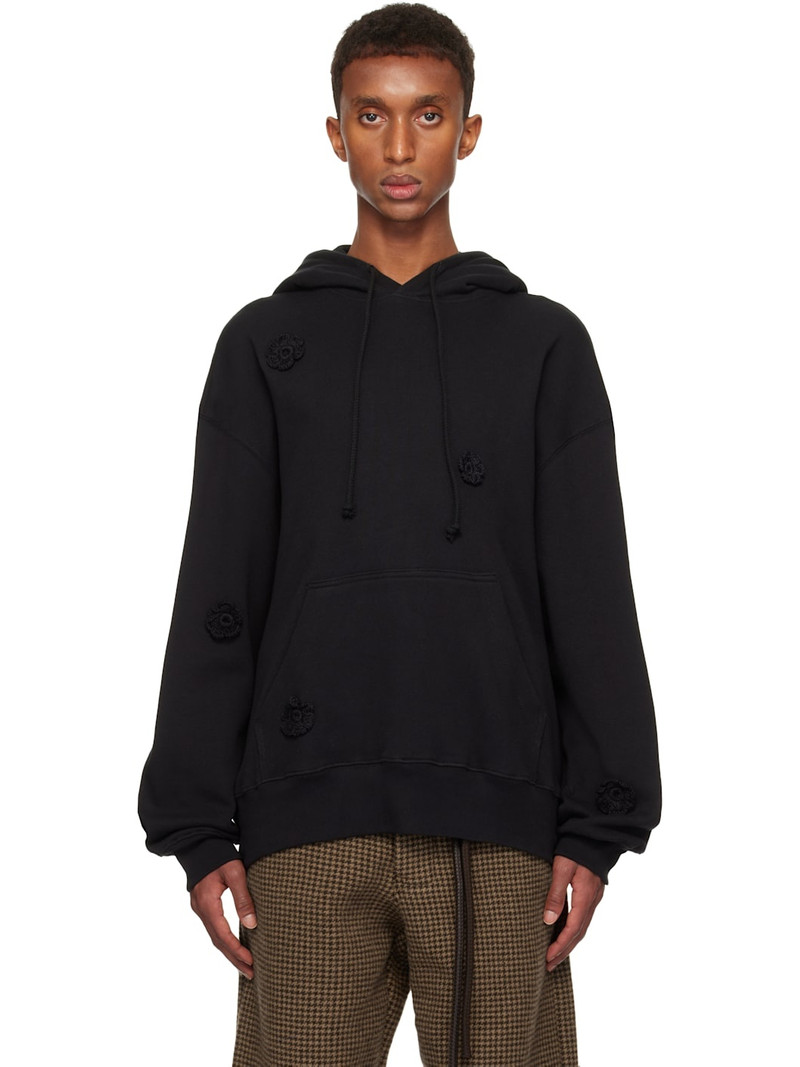 블랙 데이지 체육관 Hoodie 1