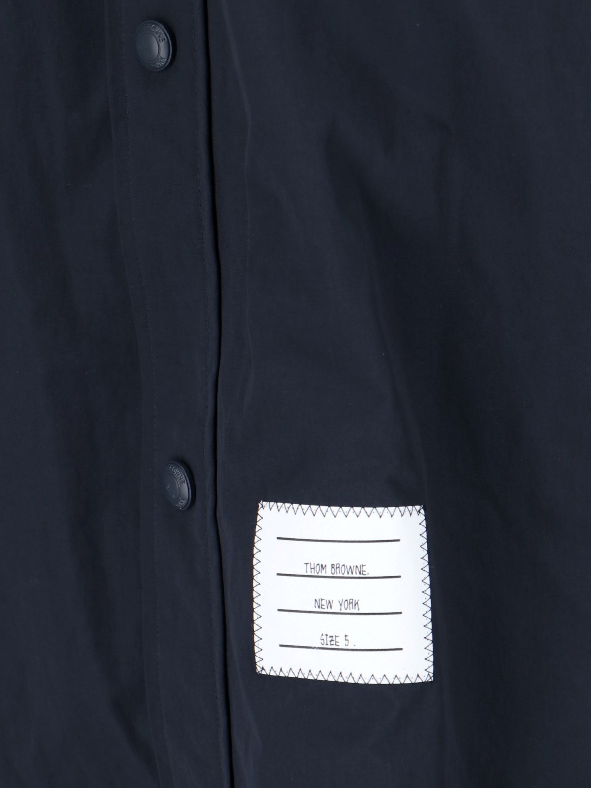 THOM BROWNE - NYLON BUTTONS JACKET - 4
