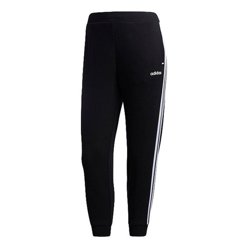 (WMNS) adidas Neo Essentials 3-Stripes Pants 'Black' GJ7949 1