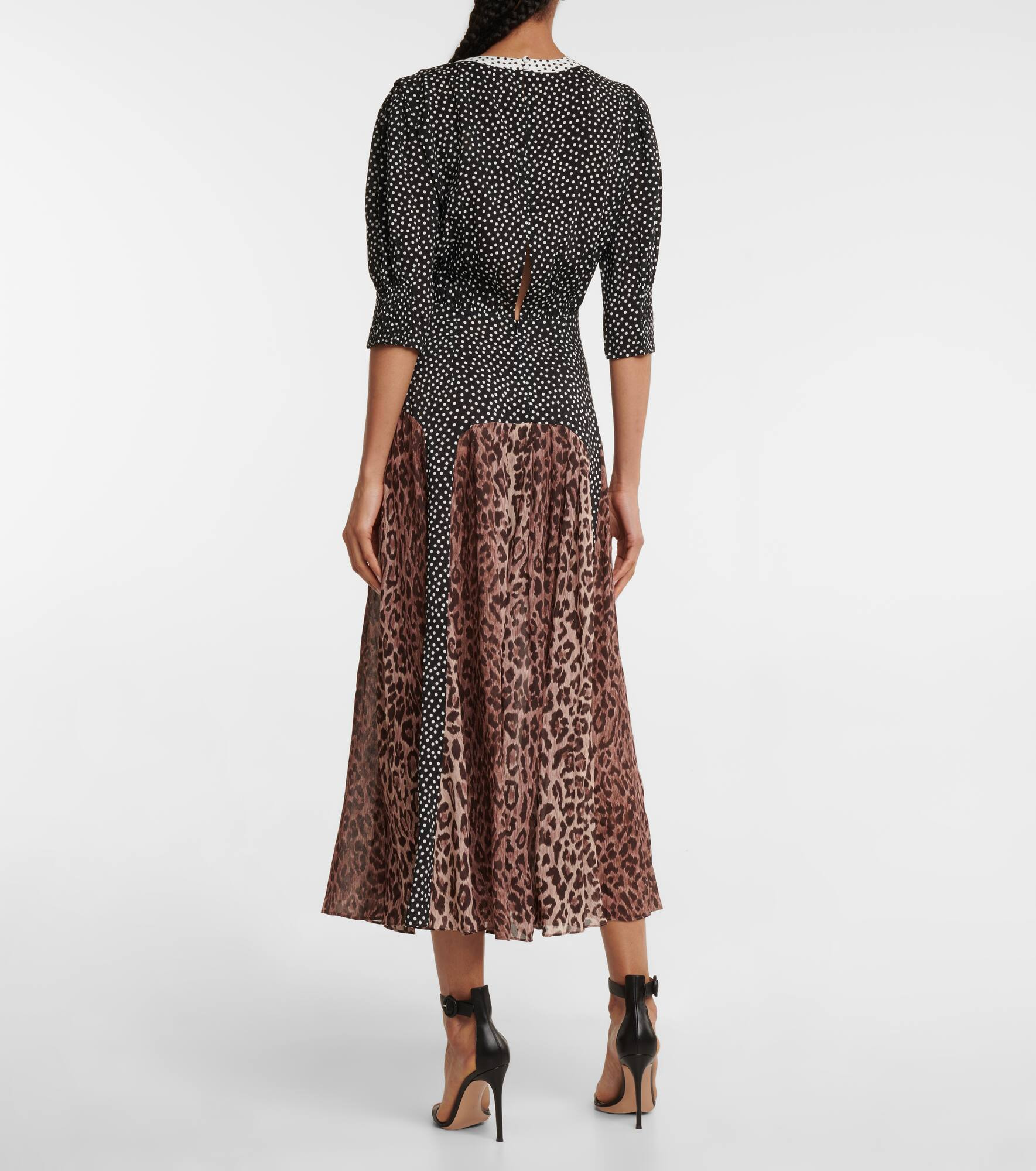Meg printed midi dress - 3