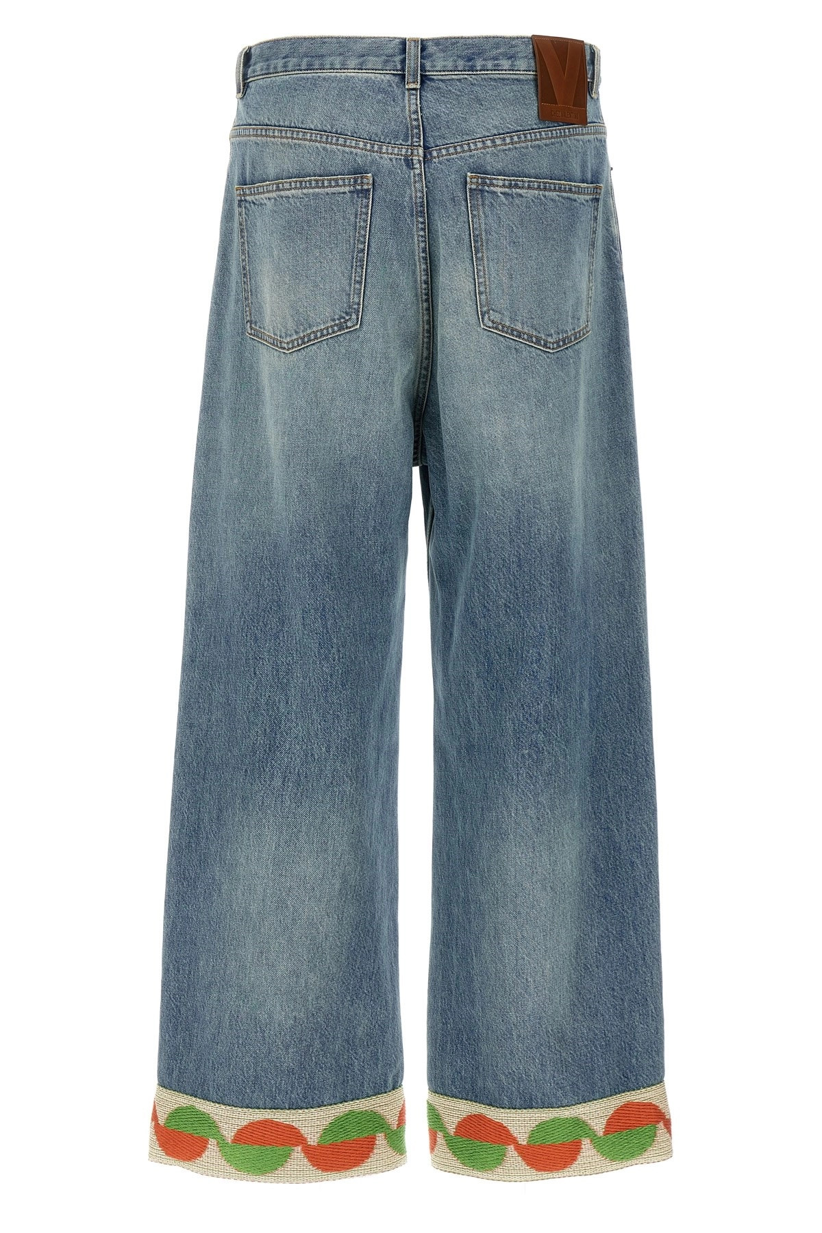 Valentino Garavani jacquard jeans - 2