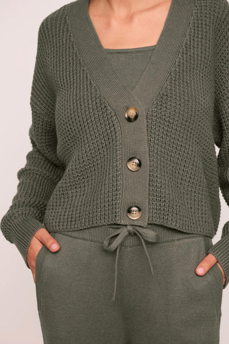 eberjey Recycled Sweater Cropped Cardigan outlook