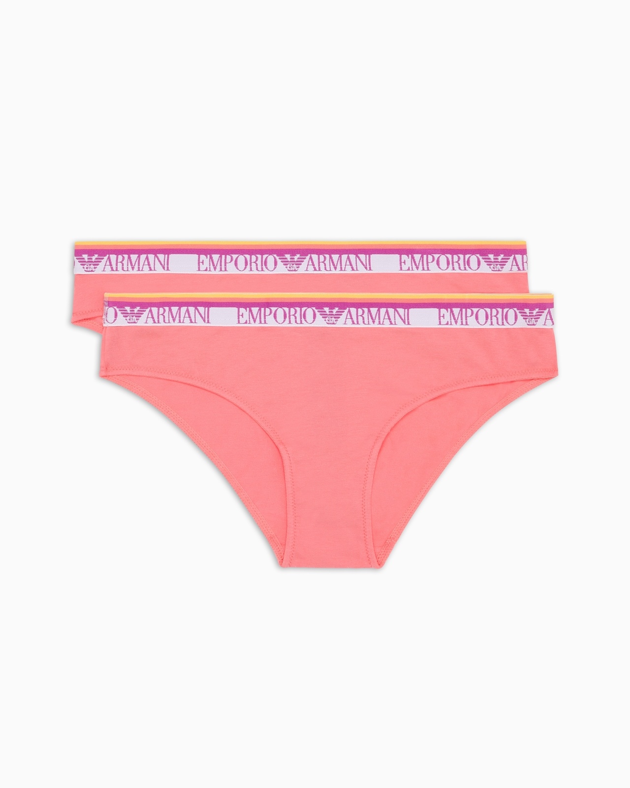 TWO-PACK OF ASV ICONIC ORGANIC-COTTON BRIEFS WITH LOGO WAISTBAND - 1