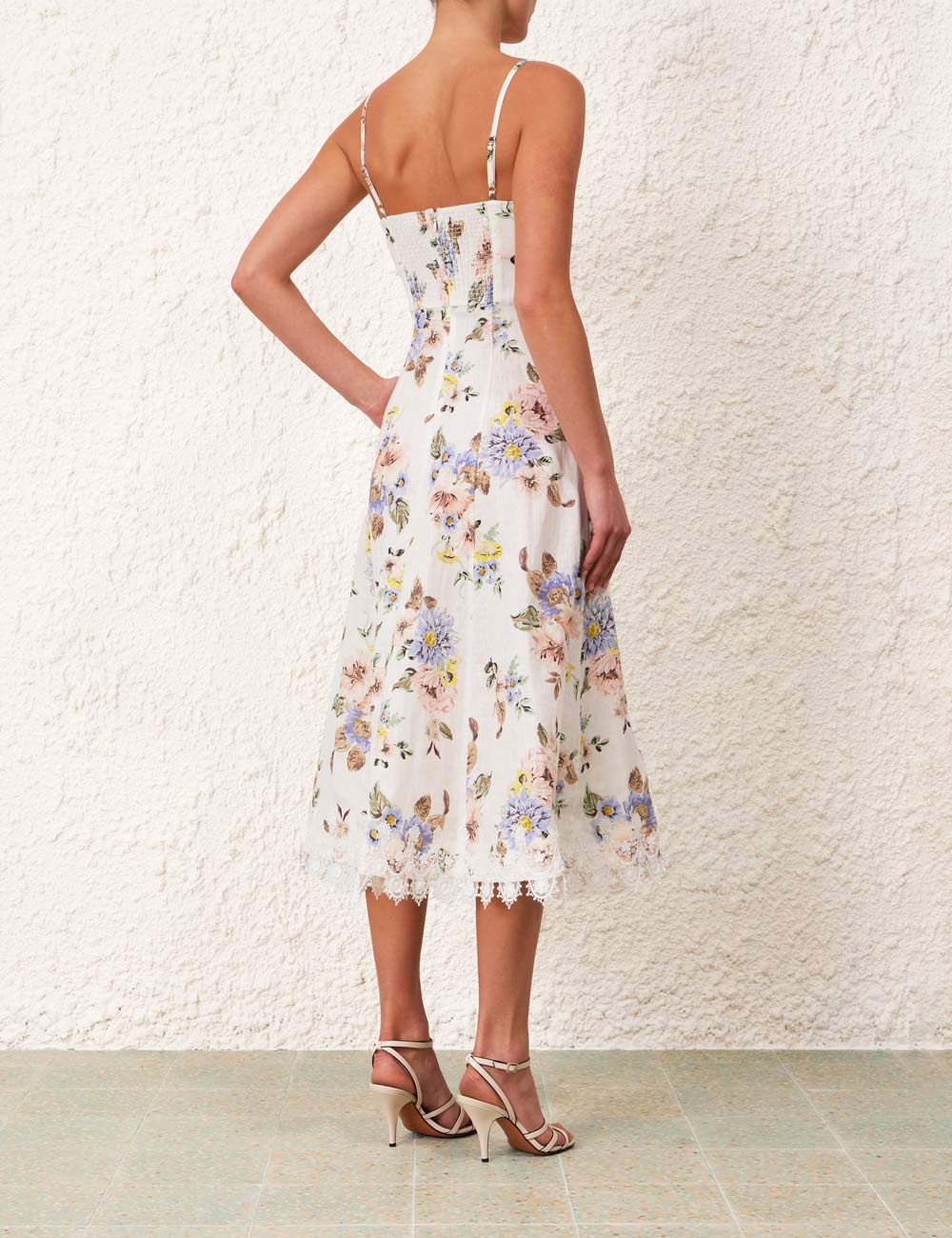 【Zimmermann】APPLIQUE PICNIC DRESS アップリケ ミディドレス Zimmermann APPLIQUE PICNIC DRESS | REVERSIBLE