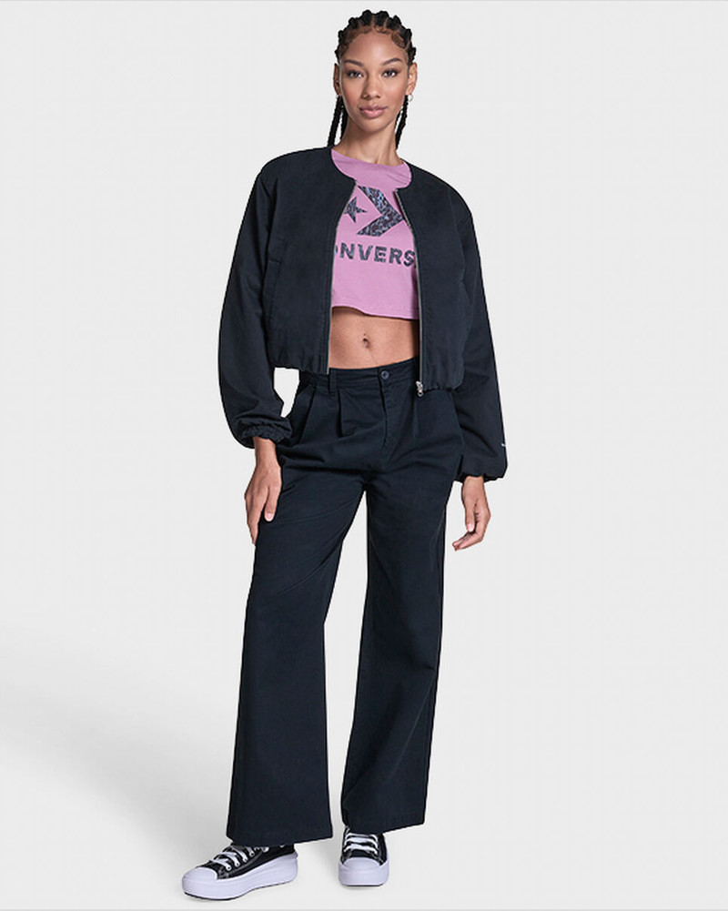 Bubble Sleeve Bomber Jacket 5