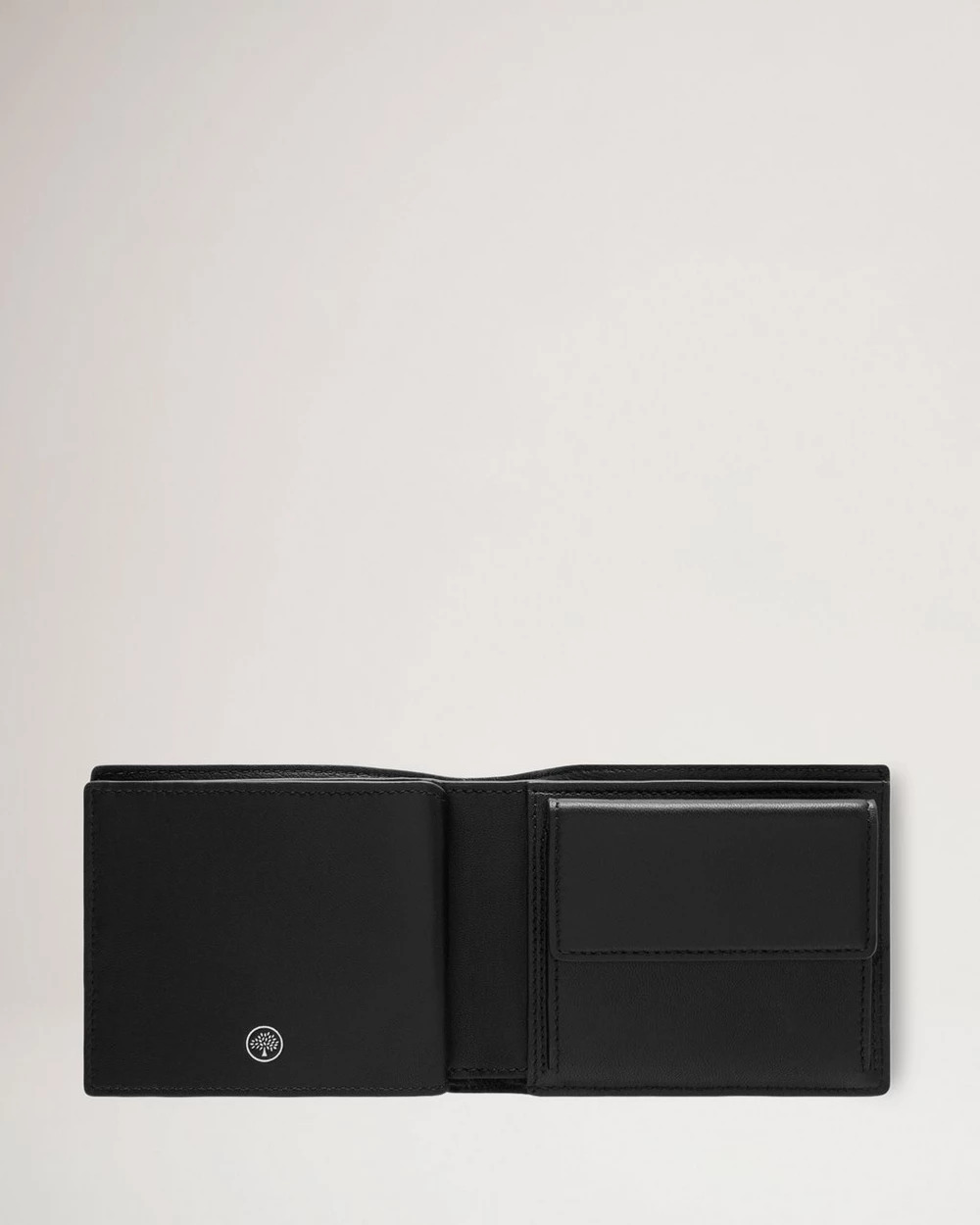 8 Card Coin Wallet Small Classic Grain (Black) - 3