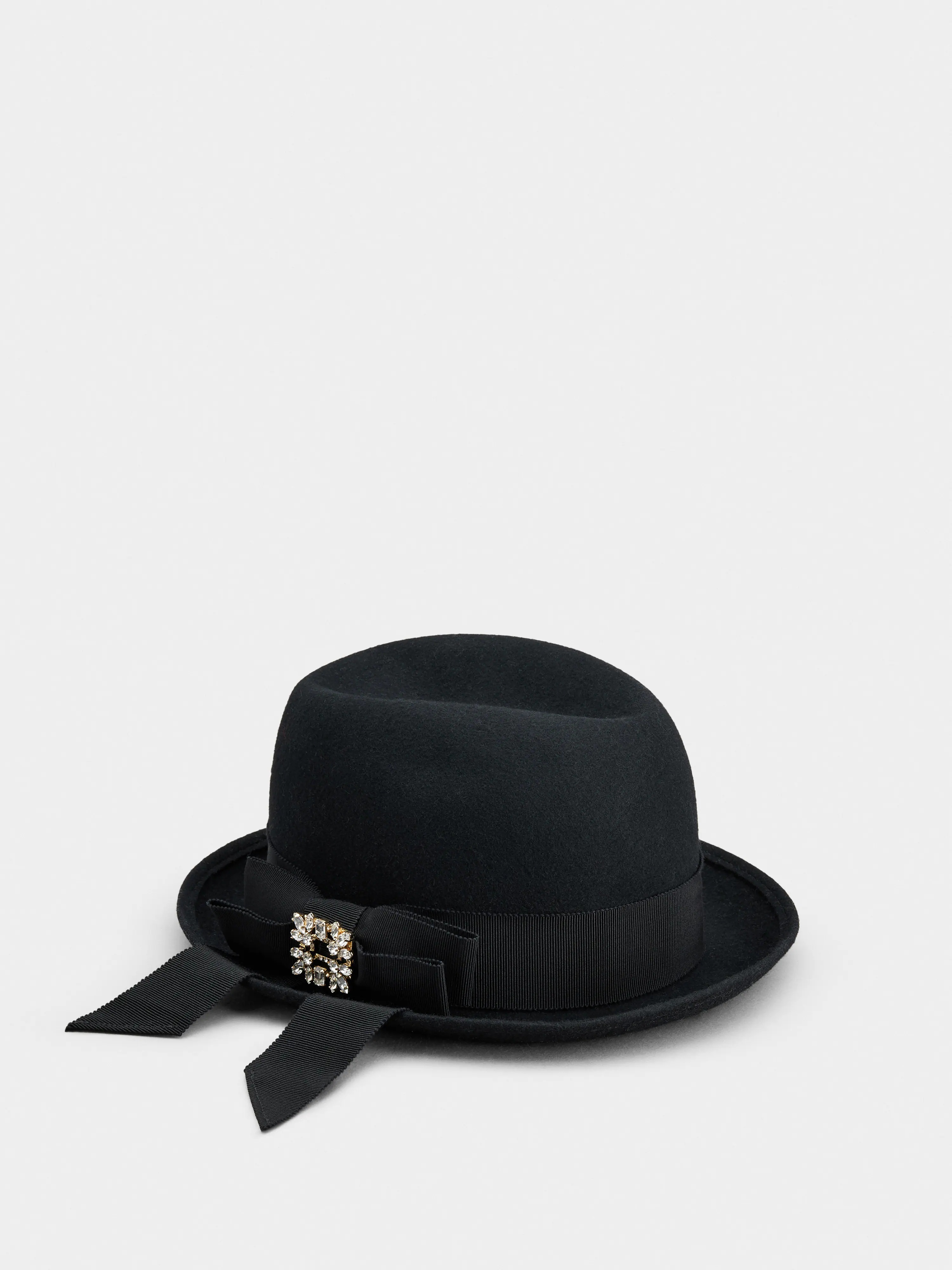 Broche Vivier Bowler Hat in felt - 2