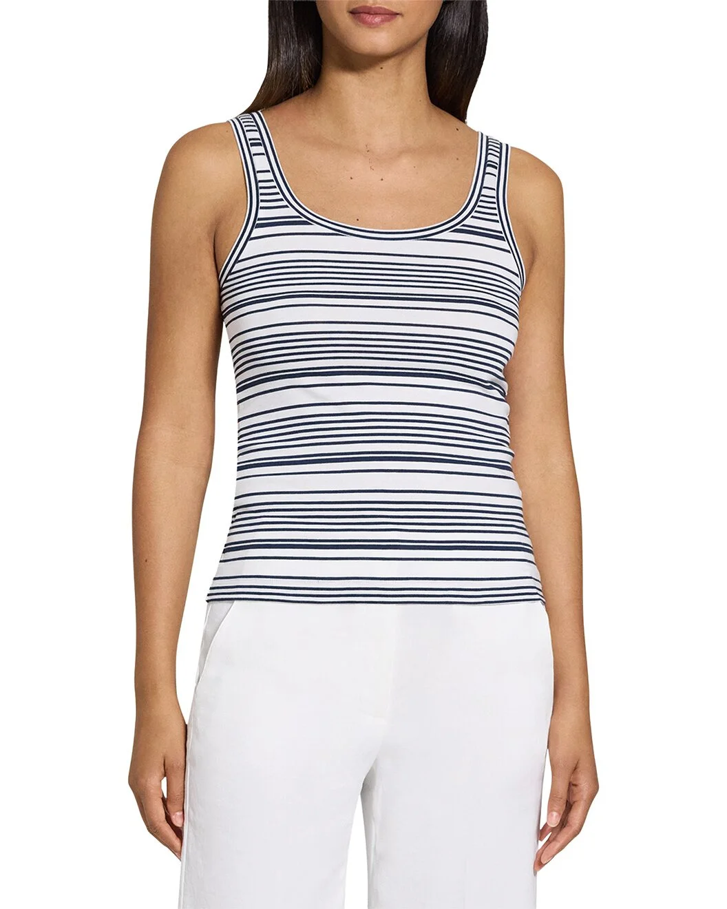 Theory Stripe Tank - 1