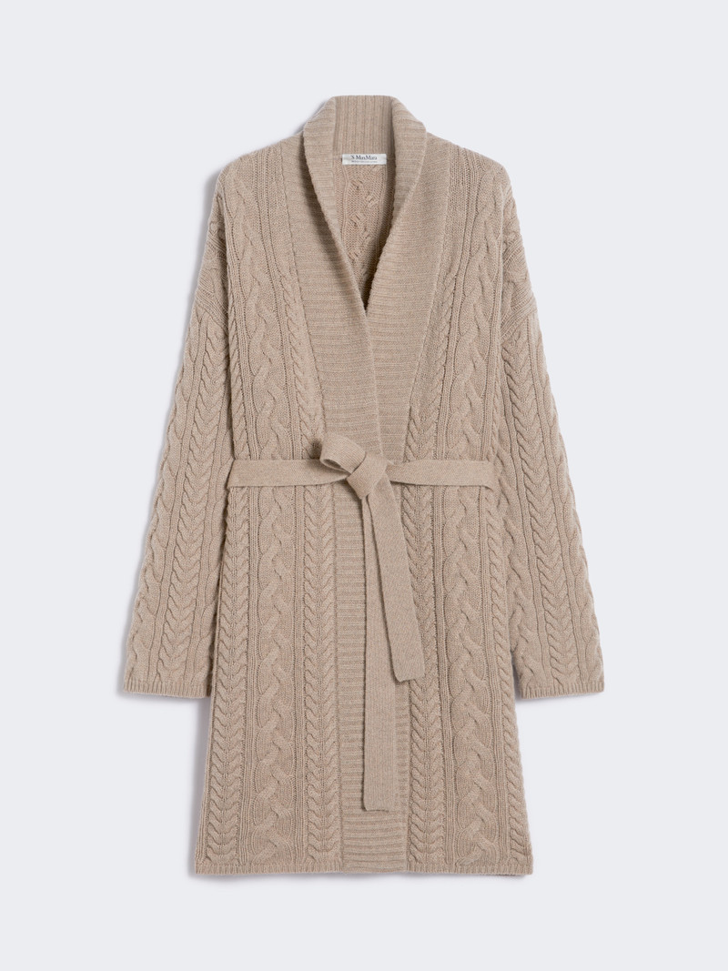 QUEBEC Wool and cashmere knit cardigan 1