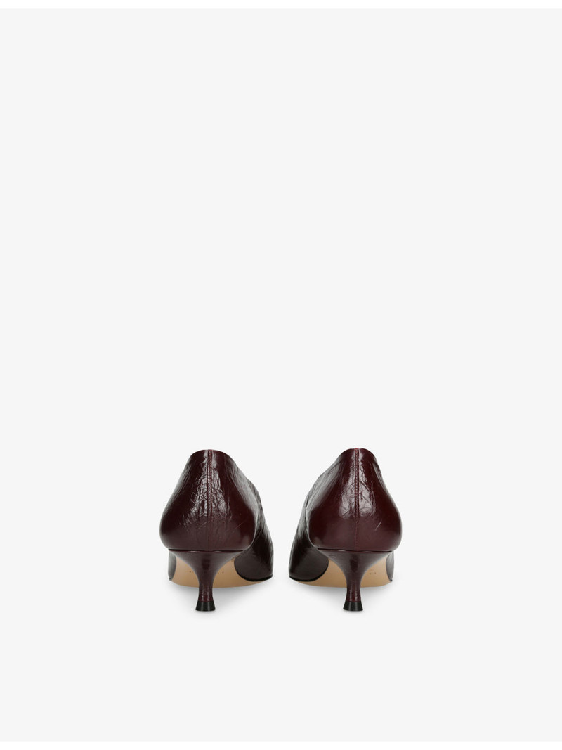 LE MONDE BÉRYL Babouche 35 Leather Kitten-Heel Courts outlook