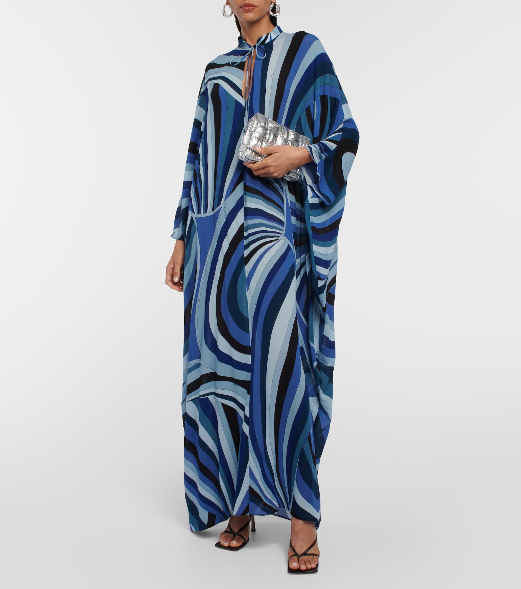 Printed chiffon kaftan - 2