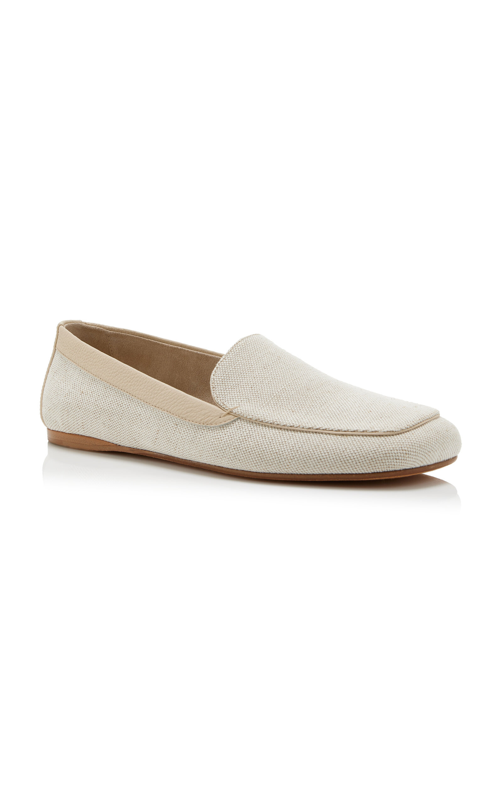 Monroe Canvas and Leather Loafers white - 4