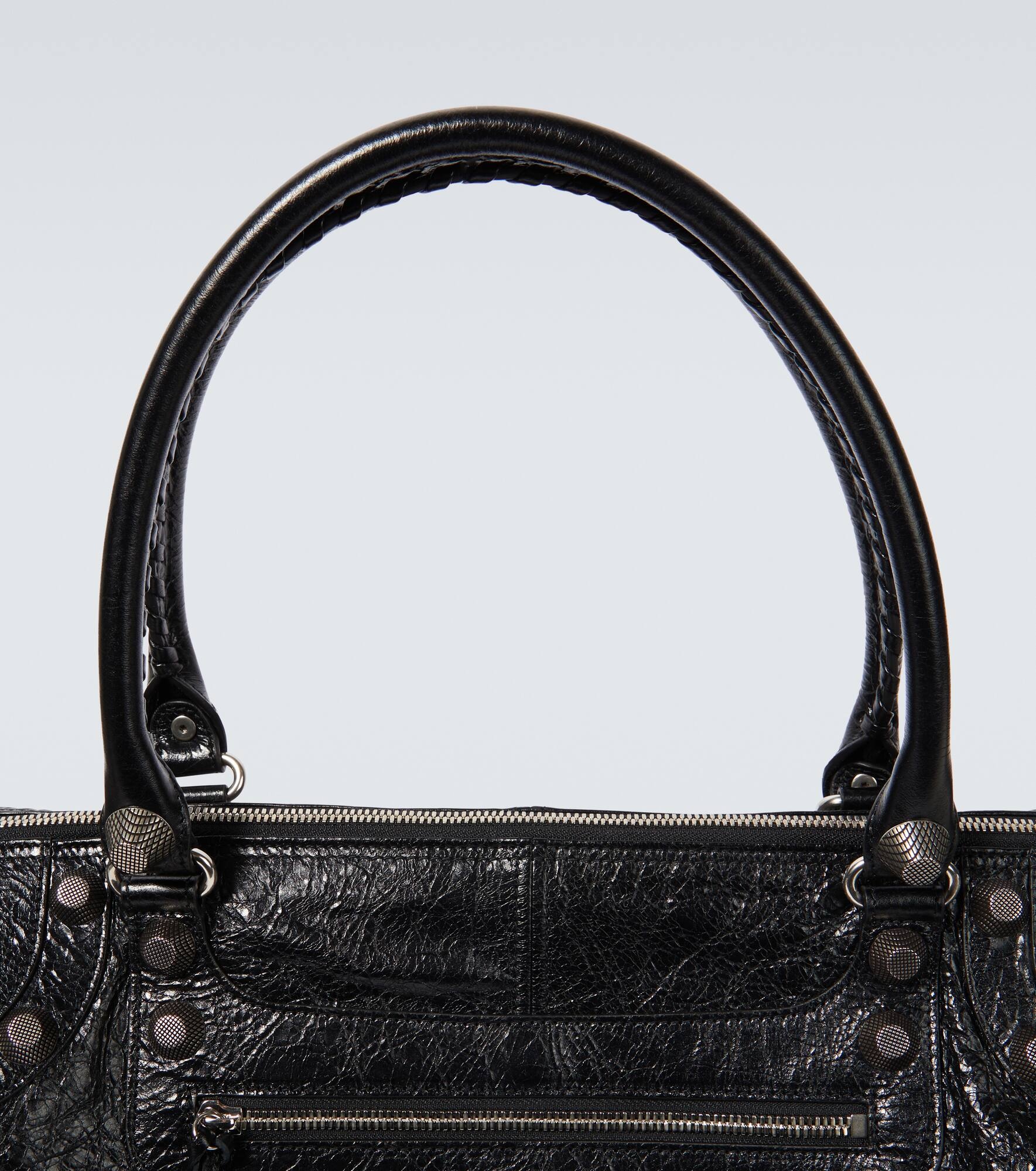 Le Cagole leather duffel bag - 6