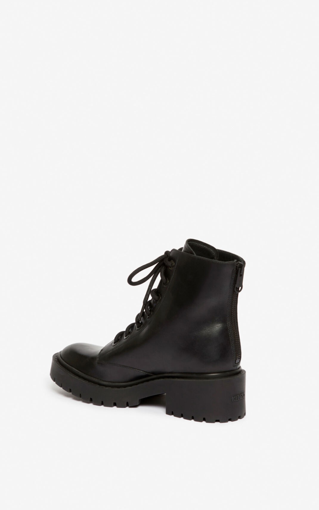 Lace-up Pike leather ankle boots - 3