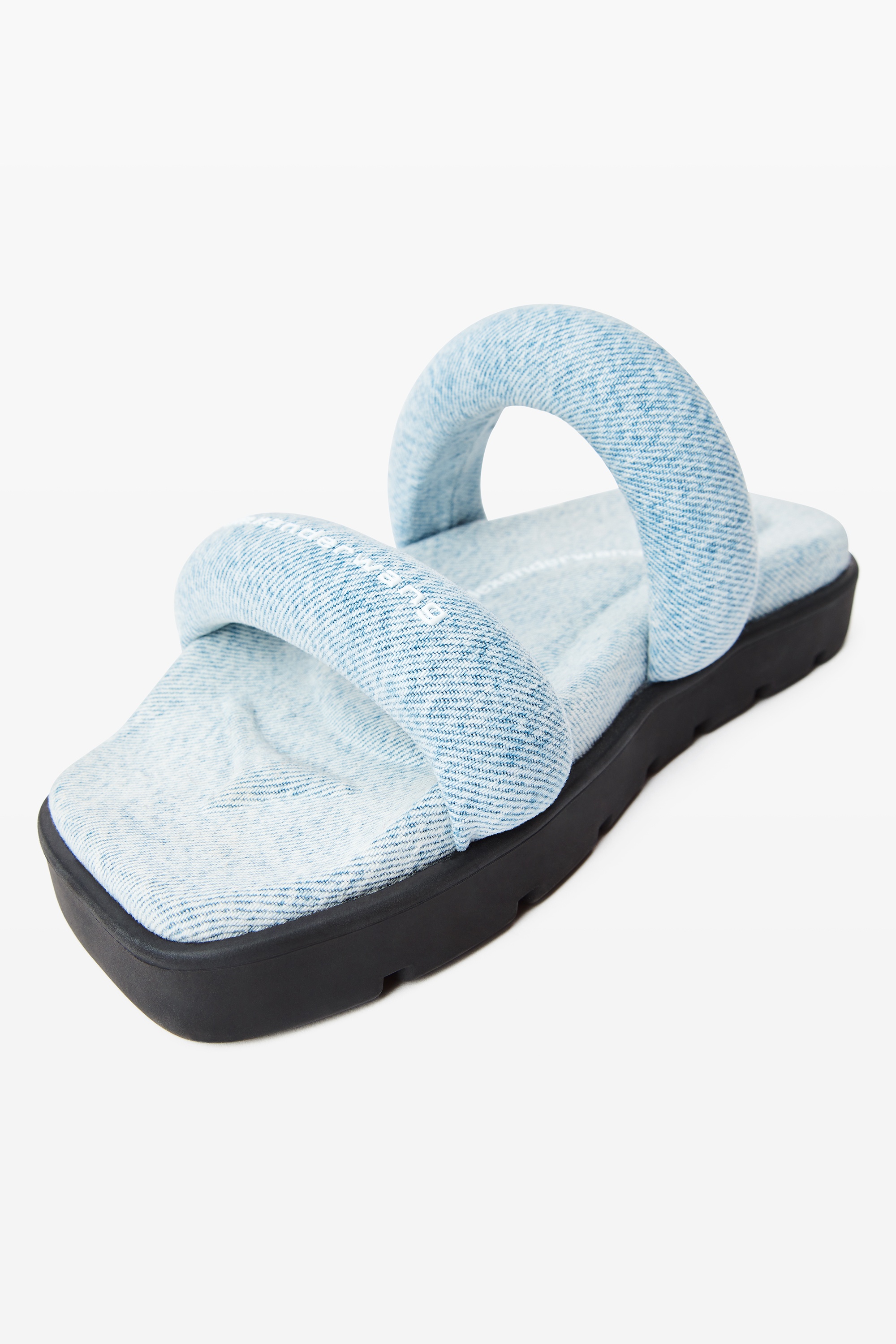 Jay Flatform Sandal in Denim - 2