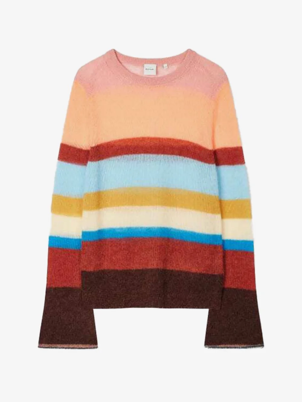 alpaca-wool blend 'signature stripe' sweater - 1