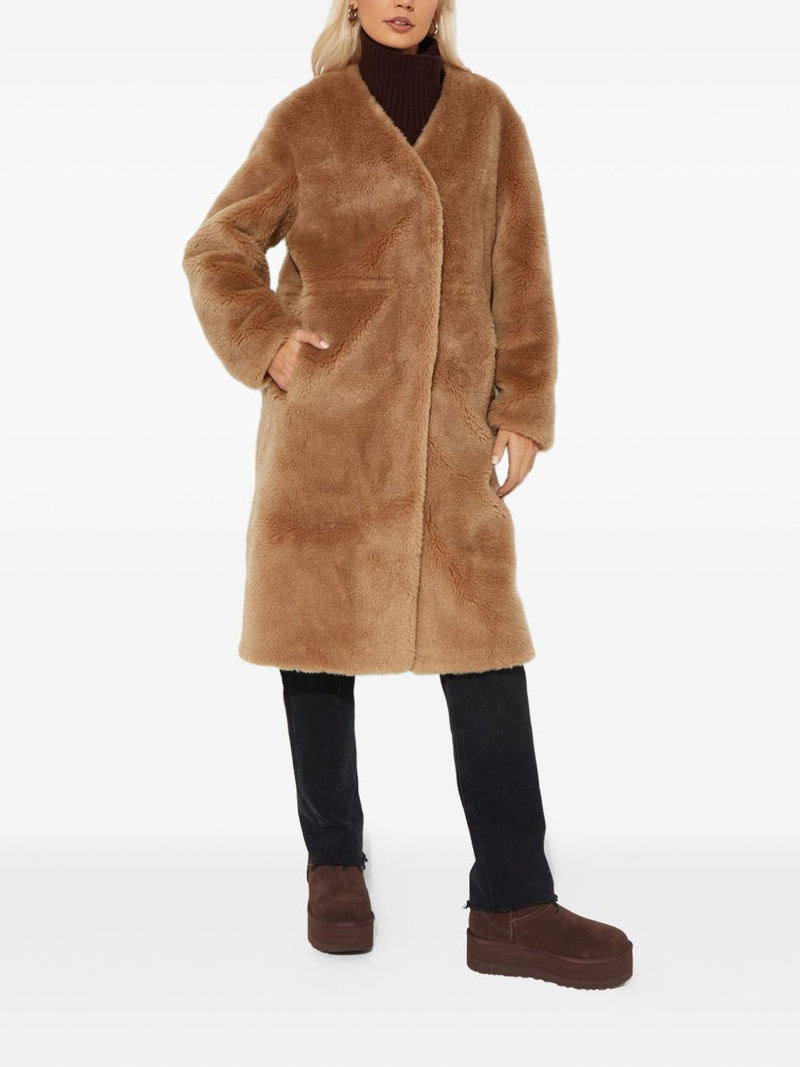 Yves Salomon pocket wool coat outlook